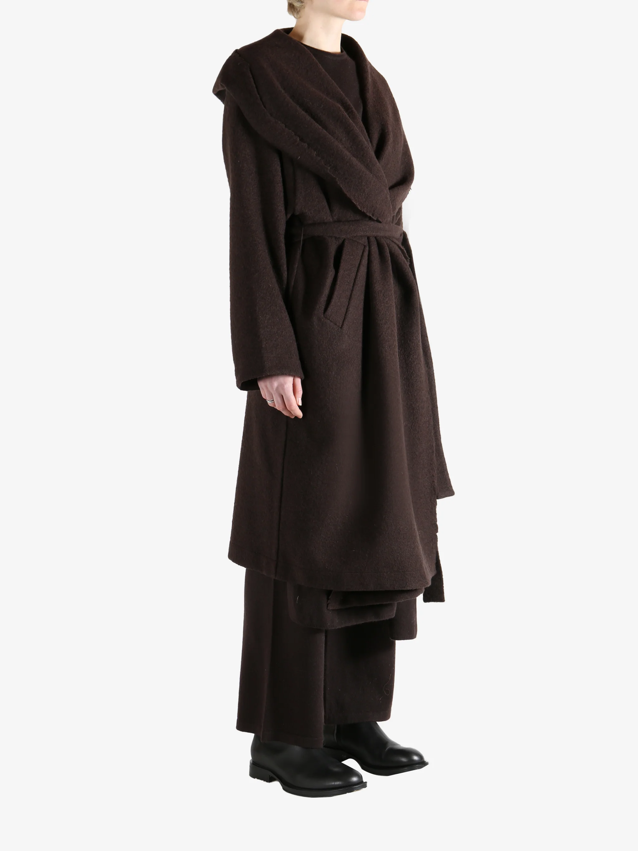 1436 X UMA WANG - Women Hooded Coat - Image 2