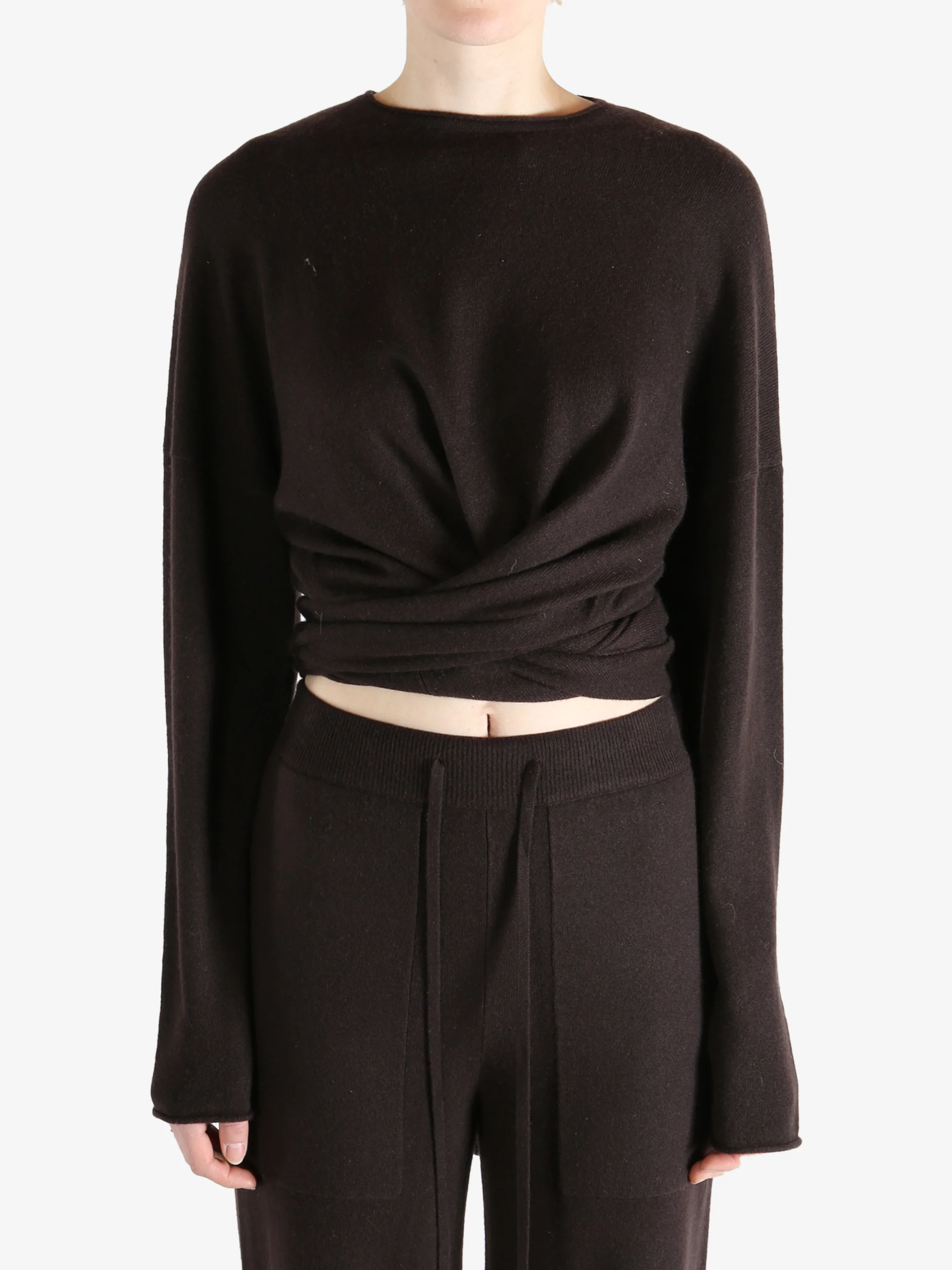 1436 X UMA WANG - Women Tied Sweater