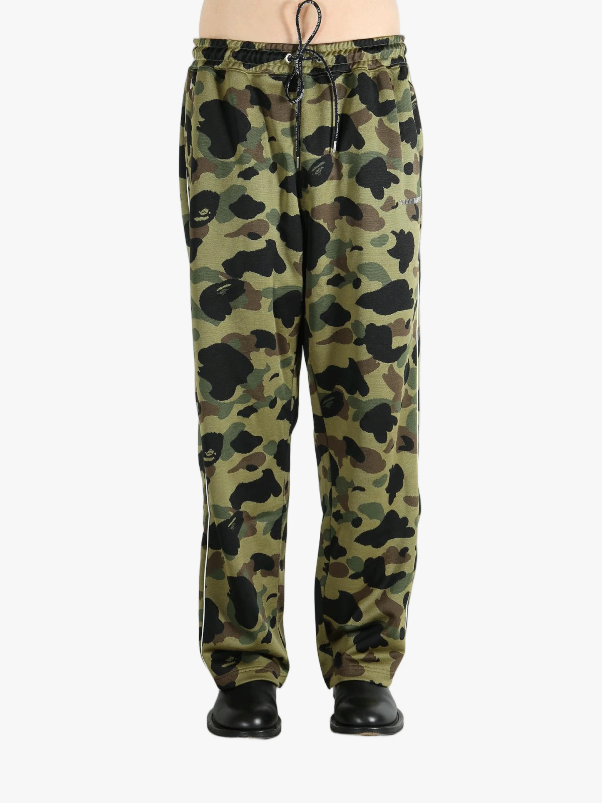 A BATHING APE - Men 1St Camo A Bathing Ape Logo Relaxed Fit Track Sweatpants