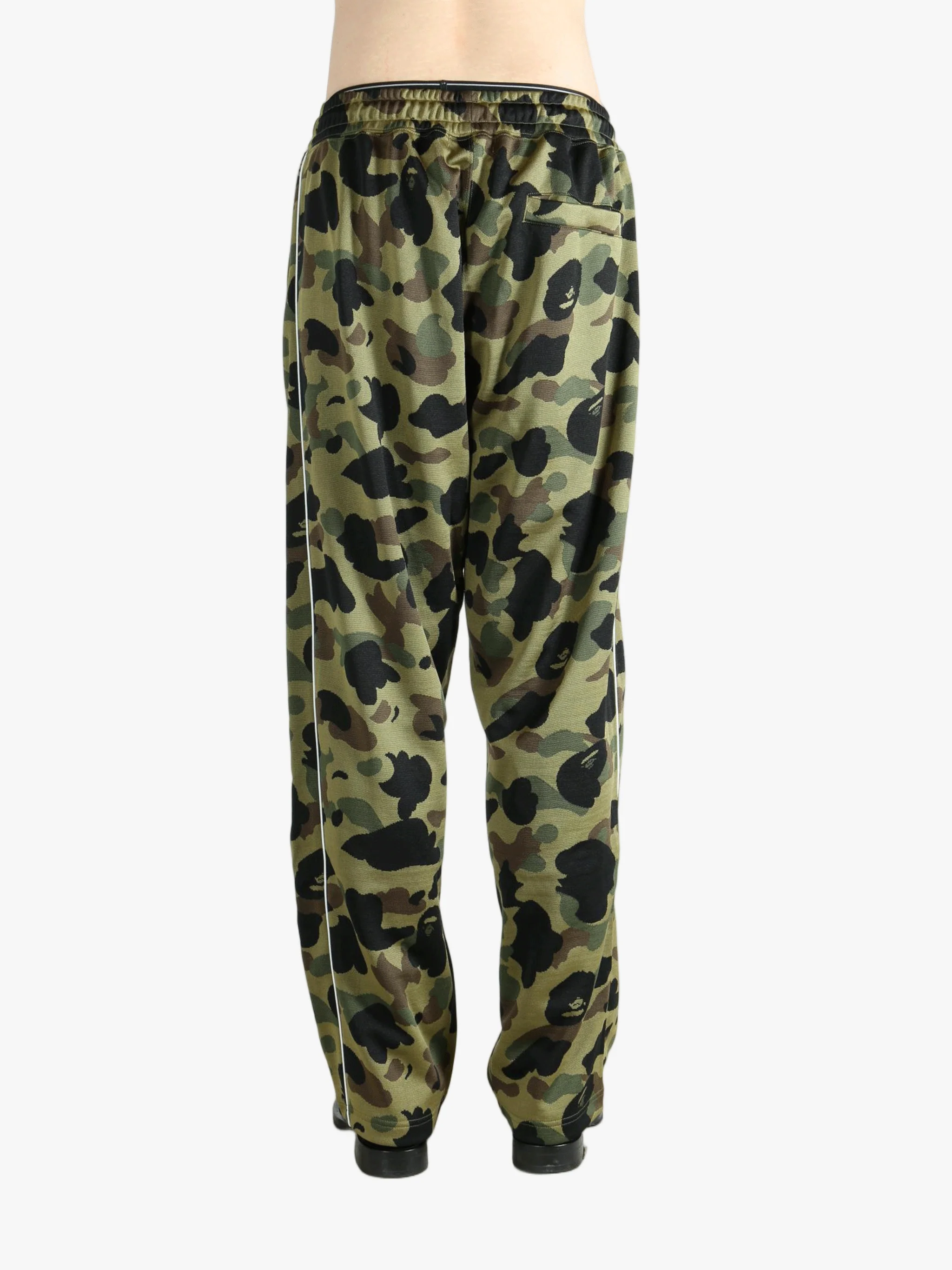 A BATHING APE - Men 1St Camo A Bathing Ape Logo Relaxed Fit Track Sweatpants - Image 3