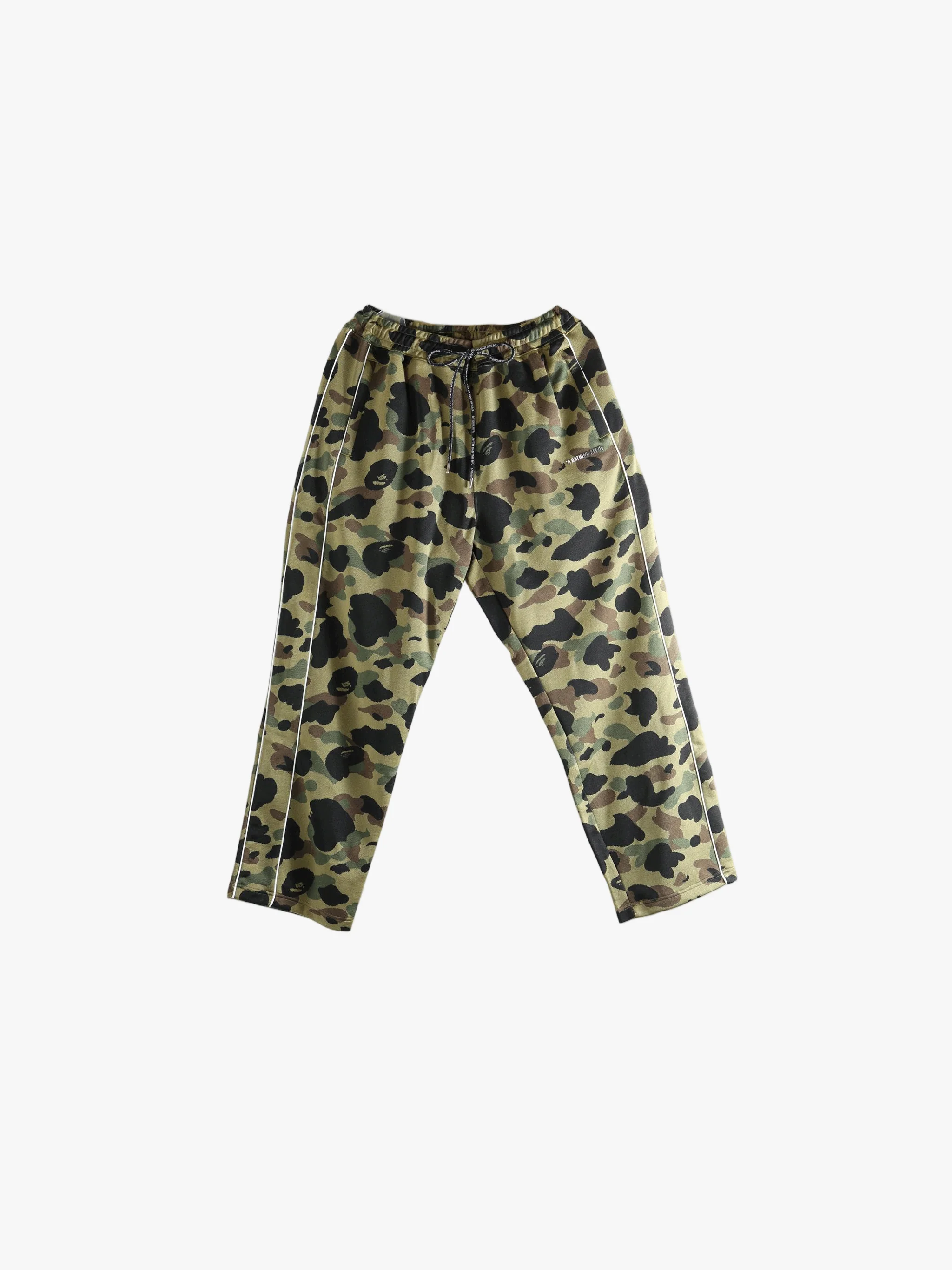 A BATHING APE - Men 1St Camo A Bathing Ape Logo Relaxed Fit Track Sweatpants - Image 4