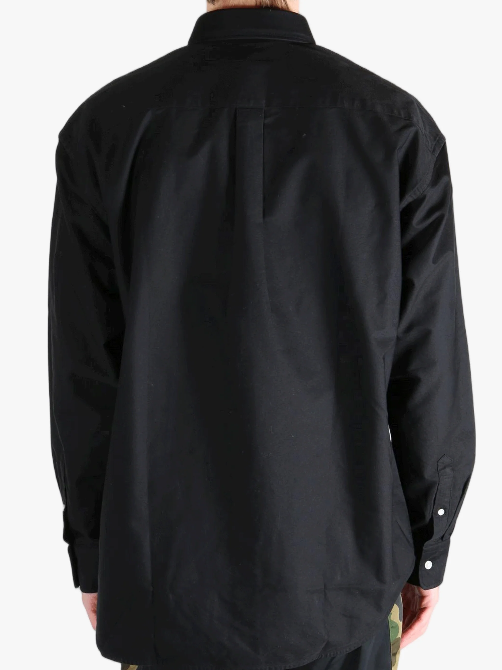 A BATHING APE - Men 1St Camo Applique Oxford Ls Shirt - Image 3