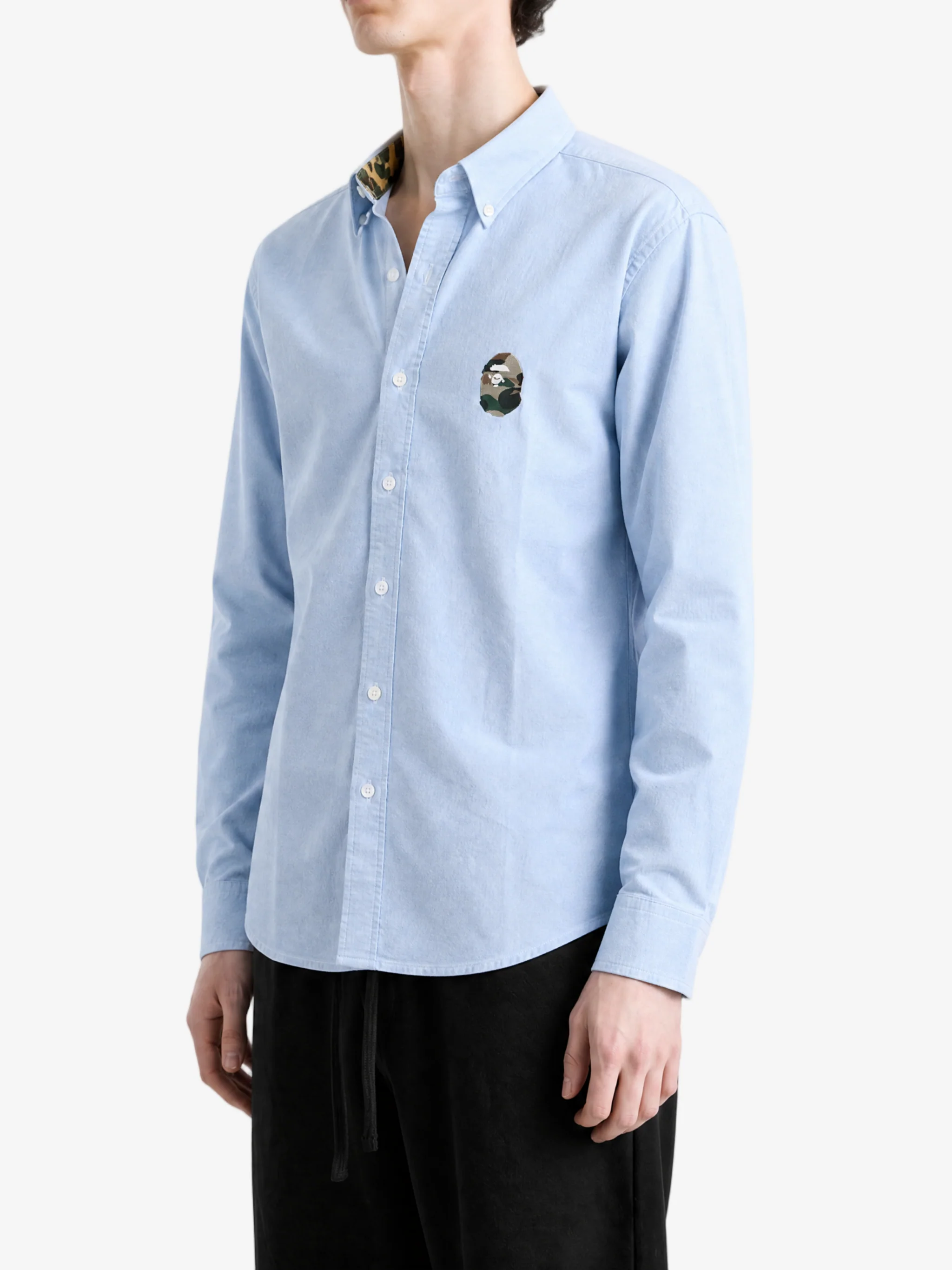 A BATHING APE - Men 1St Camo One Point Relaxed Fit Shirts - Image 2