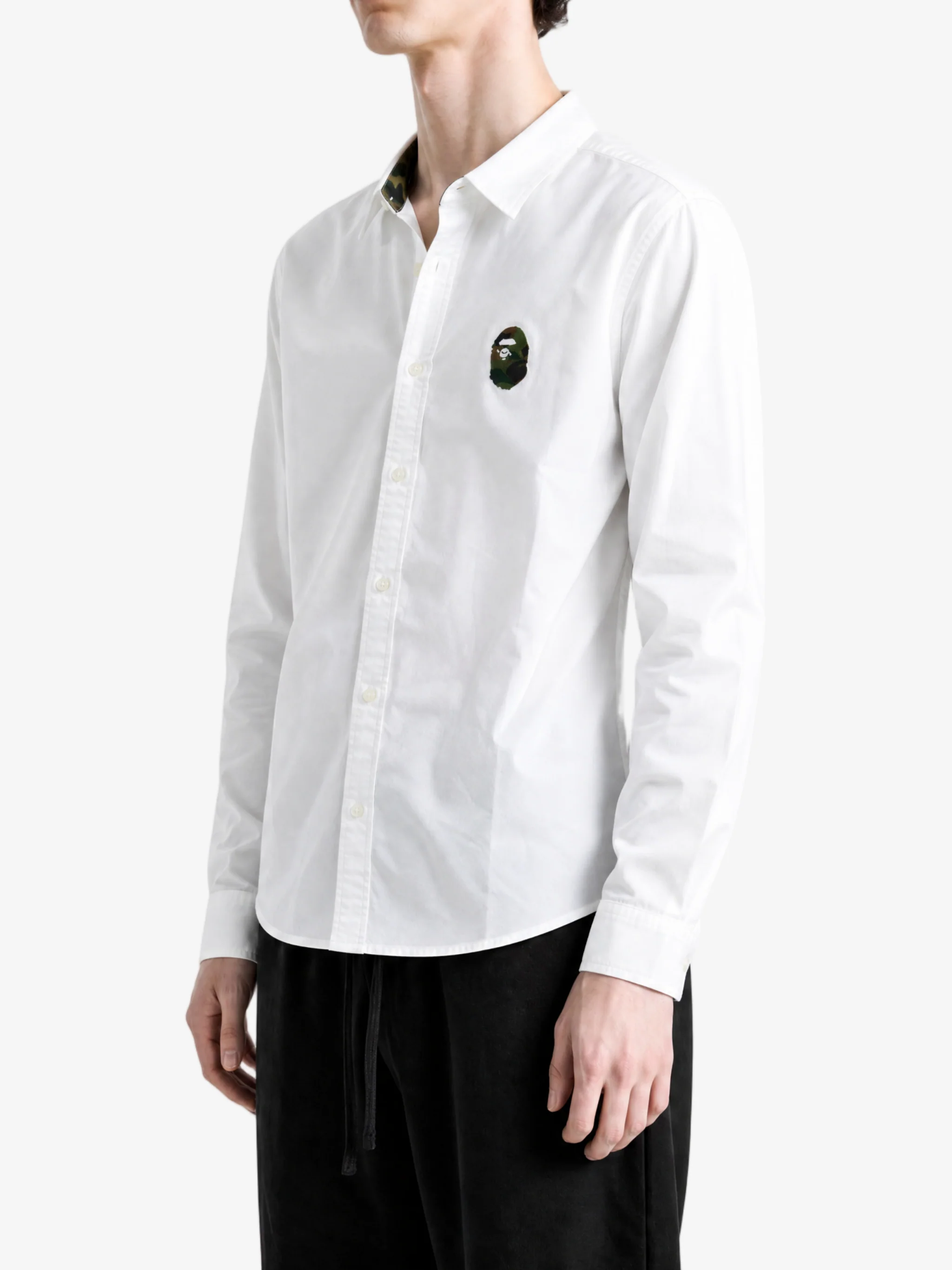 A BATHING APE - Men 1St Camo One Point Relaxed Fit Shirts - Image 2