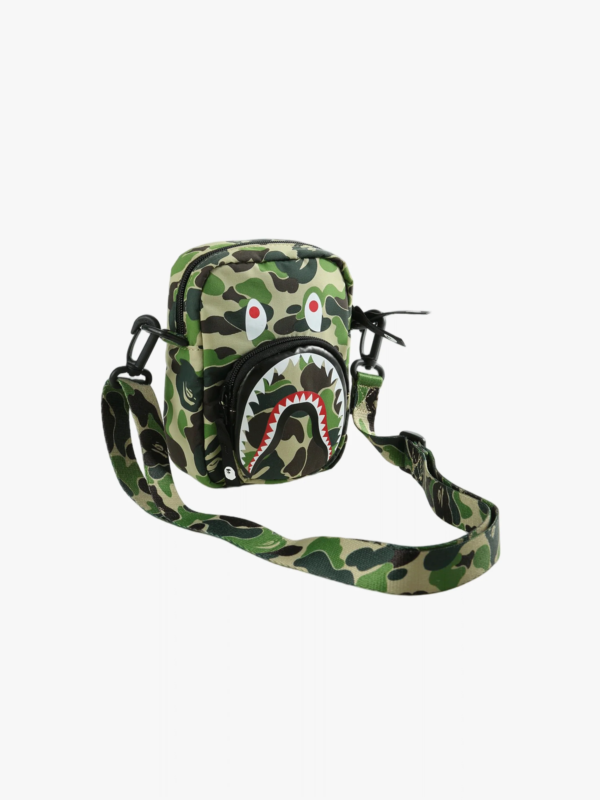 A BATHING APE - Men ABC Camo Shark Mini Bag - Image 2