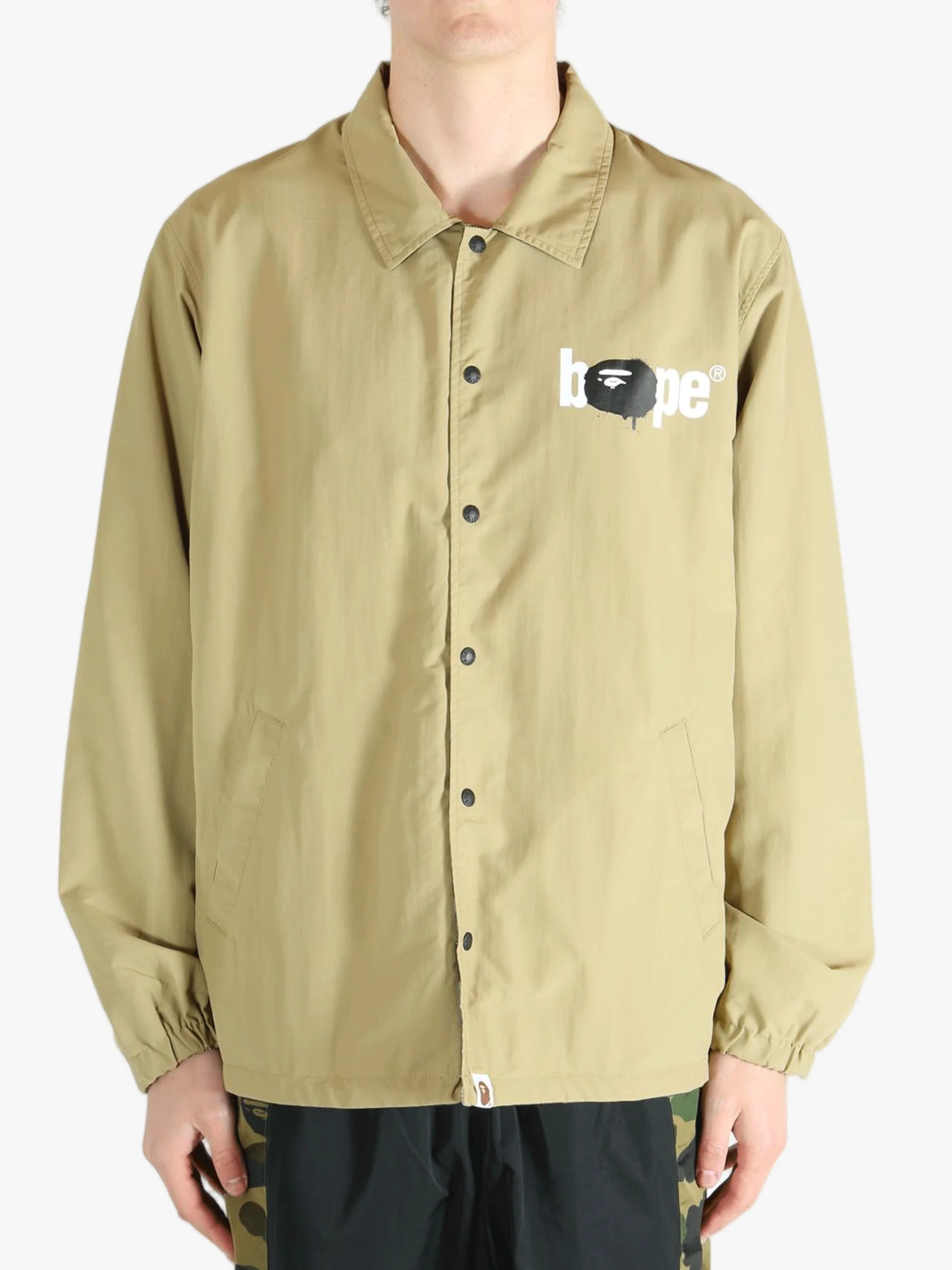 A BATHING APE - Men Bape Reversible Coach Jacket