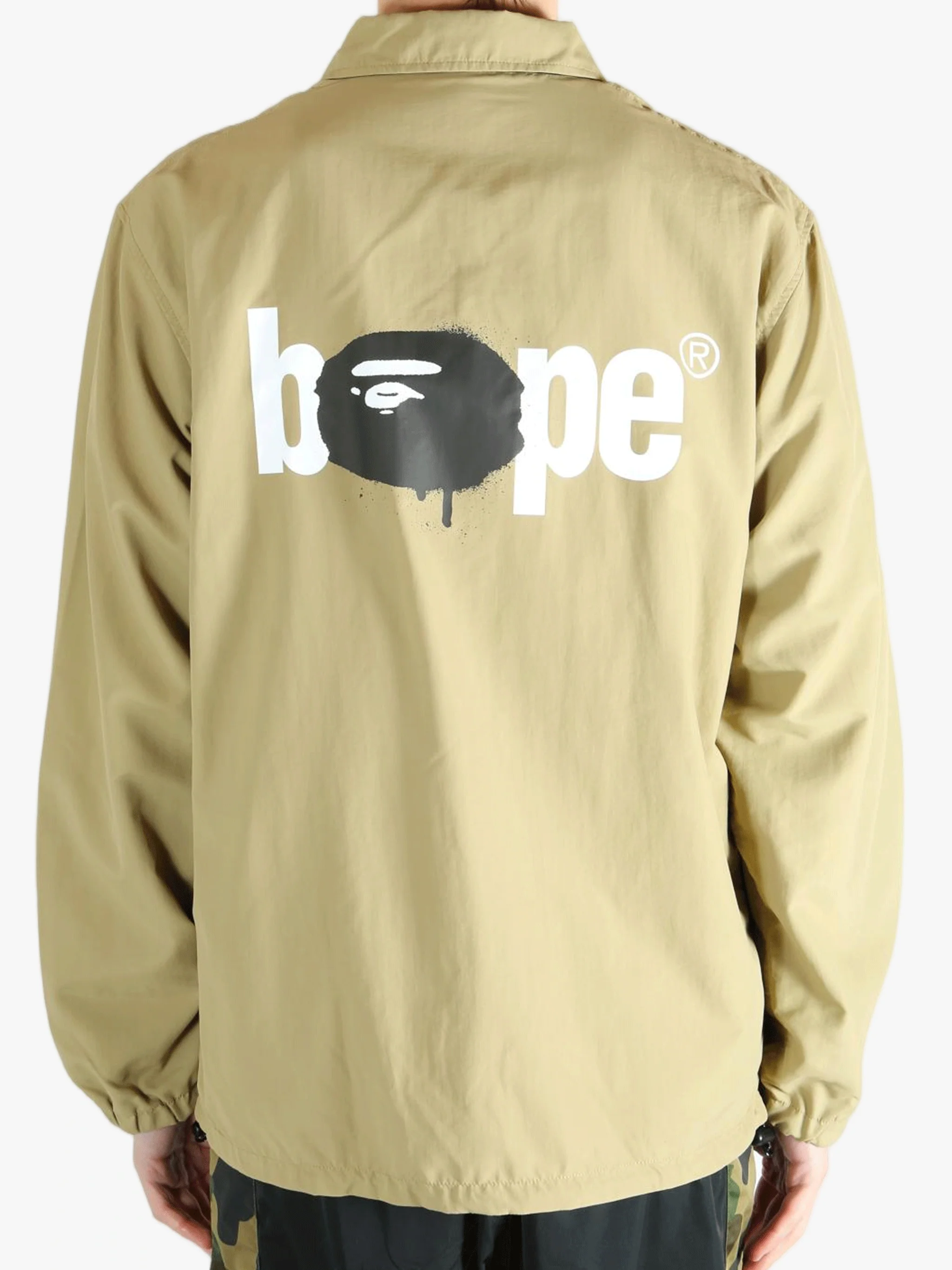 A BATHING APE - Men Bape Reversible Coach Jacket - Image 3