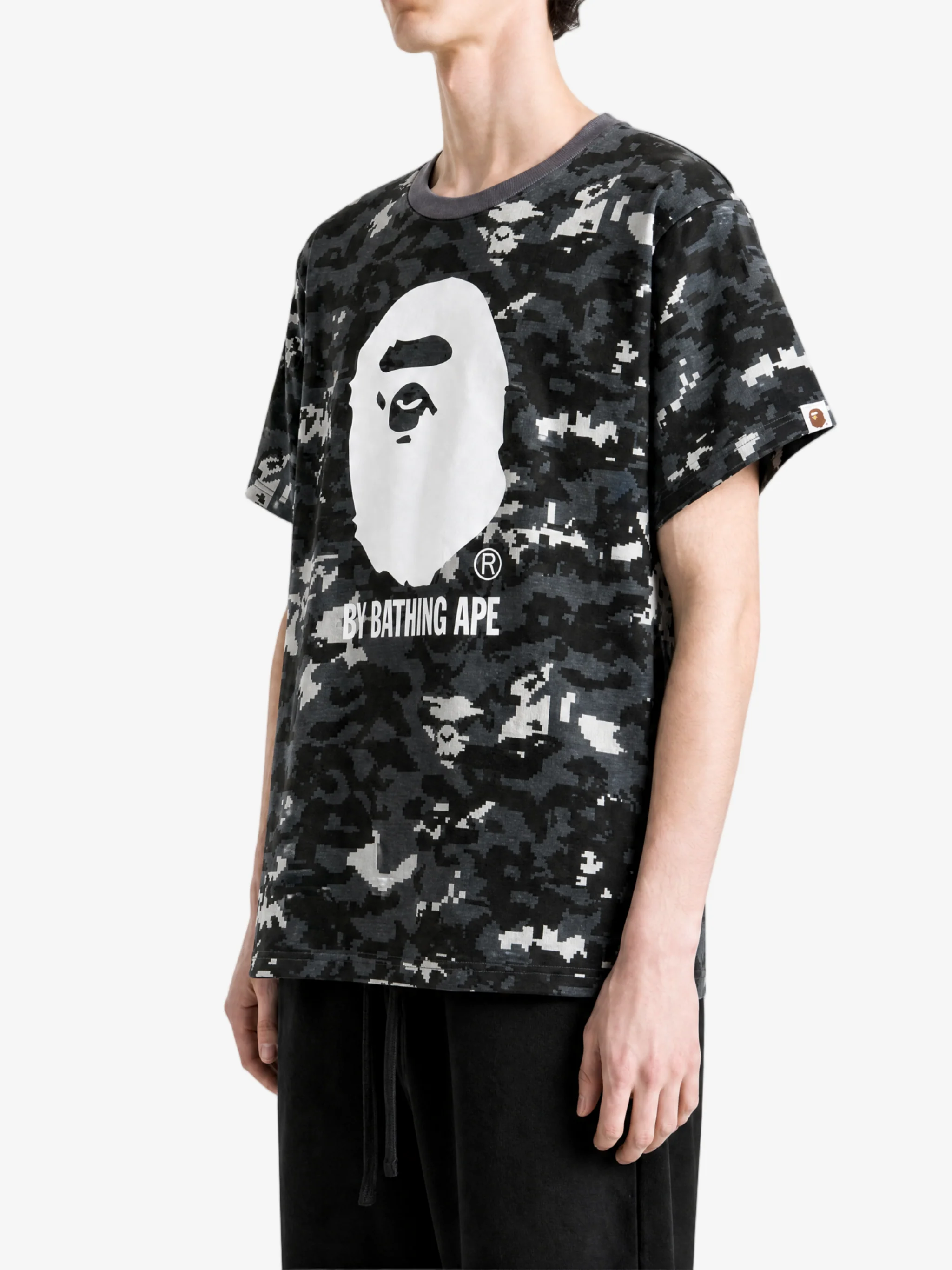 A BATHING APE - Men Multi Pixel Camo By Bathing Ape Tee - Image 2
