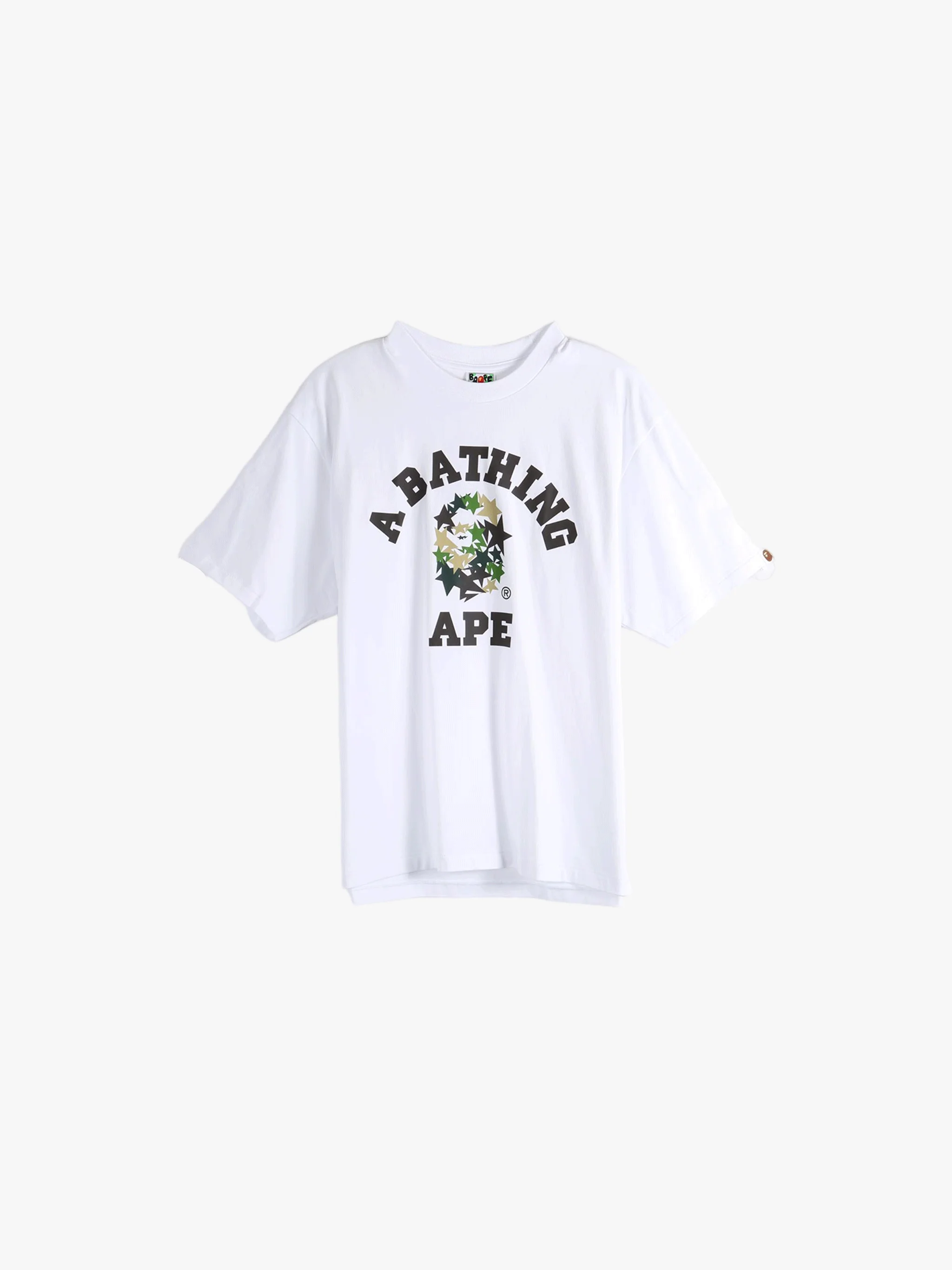A BATHING APE - Men Sta College Relaxed Fit Tee - Image 4