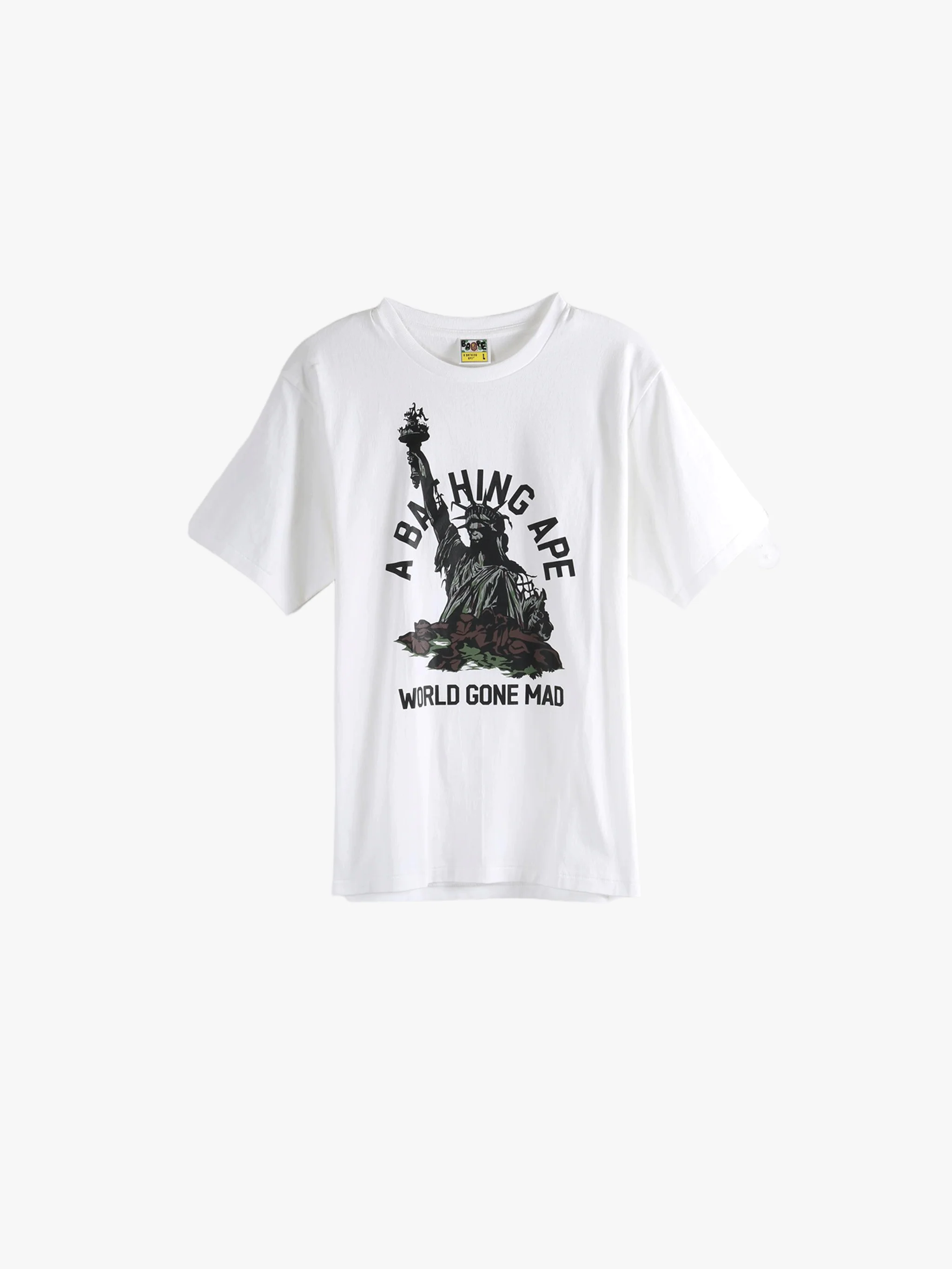 A BATHING APE - Men Statue Of Liberty Tee - Image 4