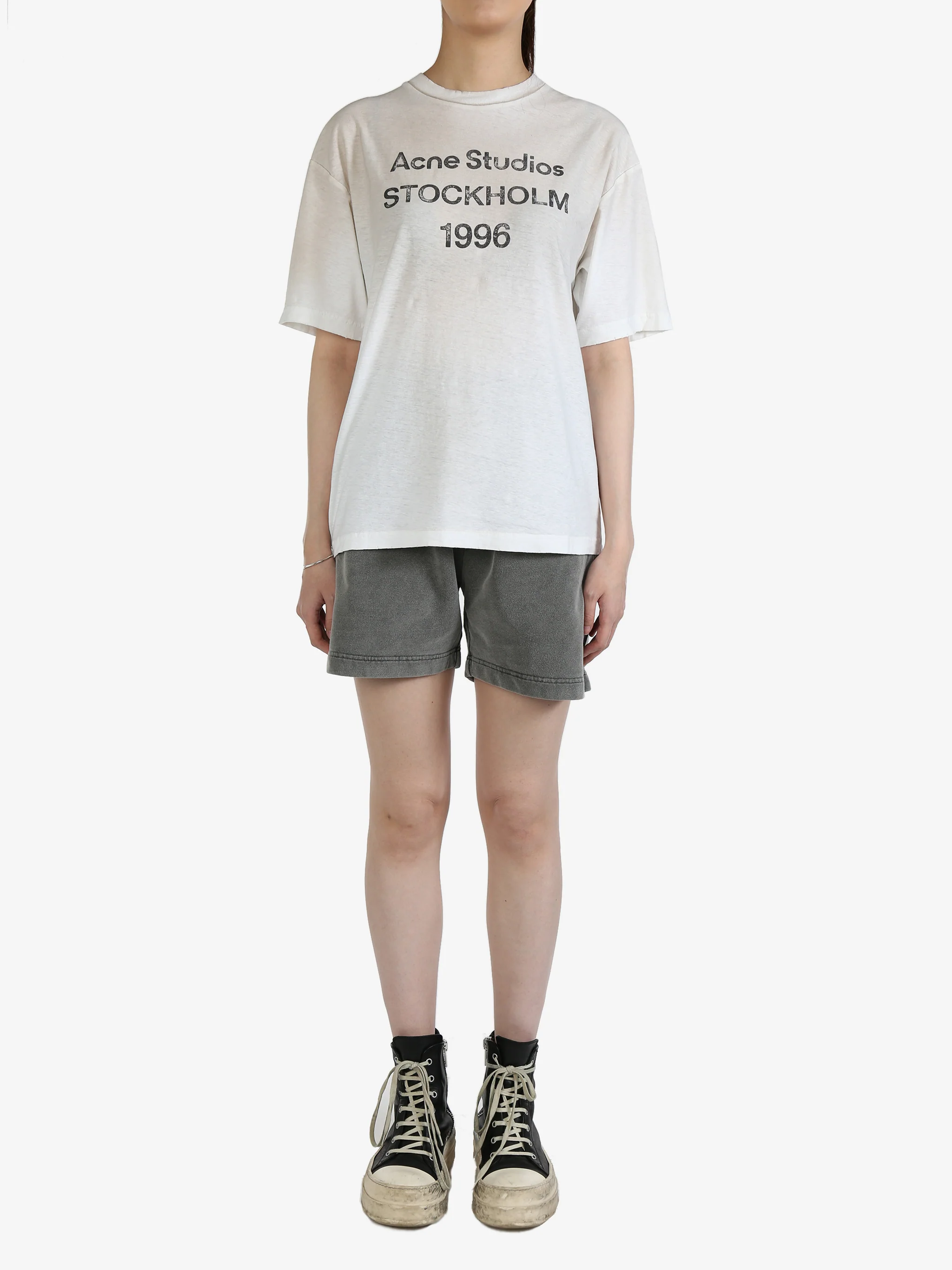 ACNE STUDIOS - Unisex Logo Relaxed Fit T-shirt - Image 4
