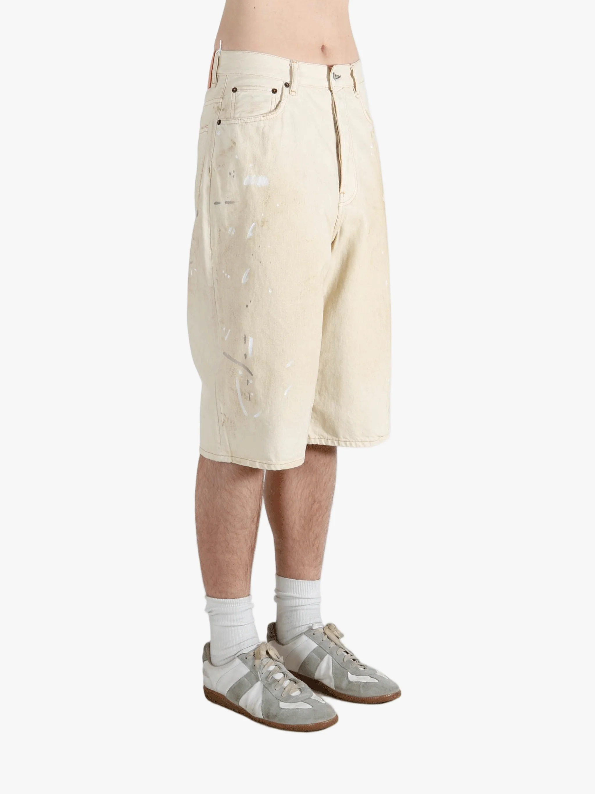 ACNE STUDIOS - Men Core Denim White Shorts - Image 2