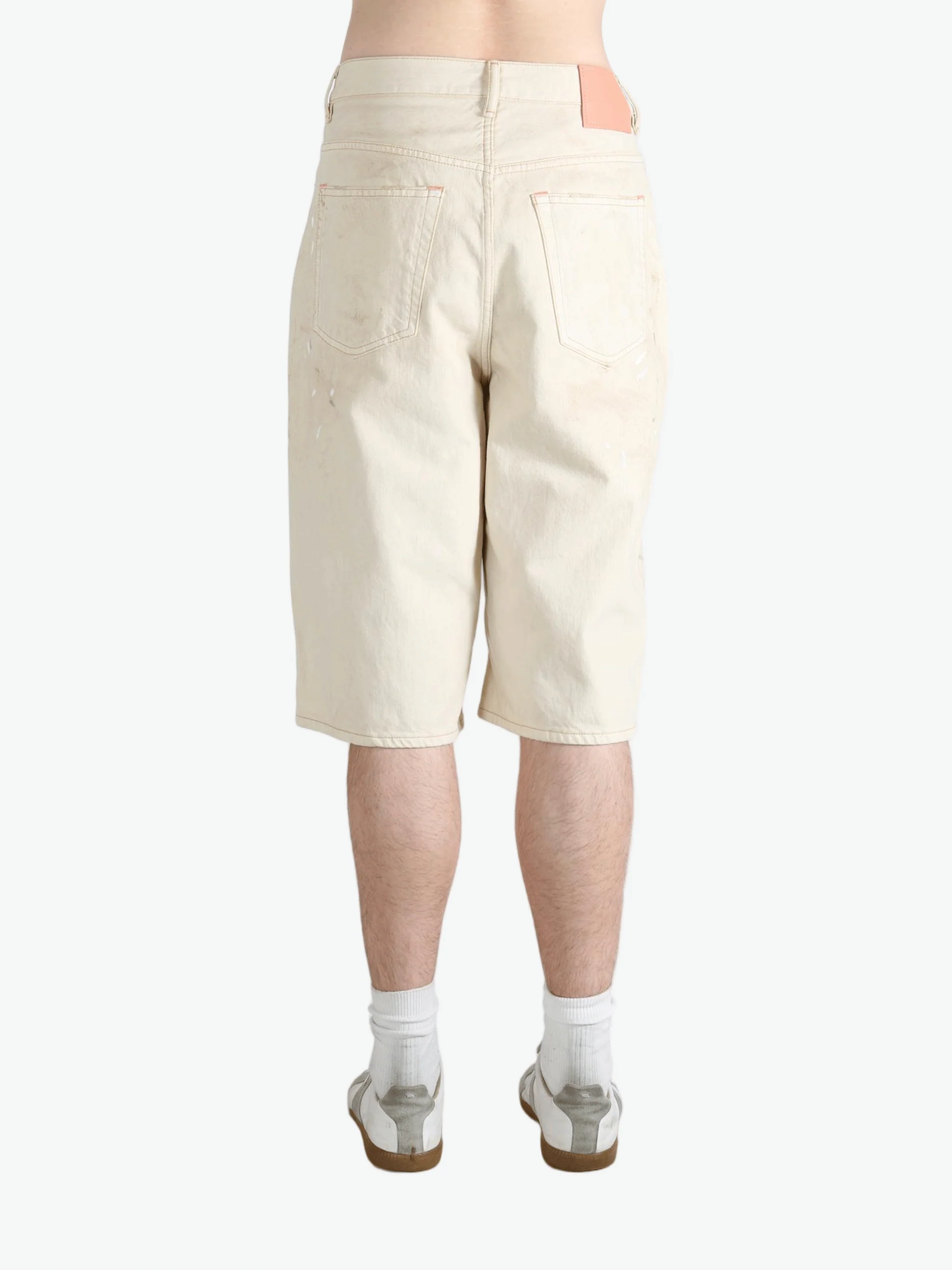 ACNE STUDIOS - Men Core Denim White Shorts - Image 3