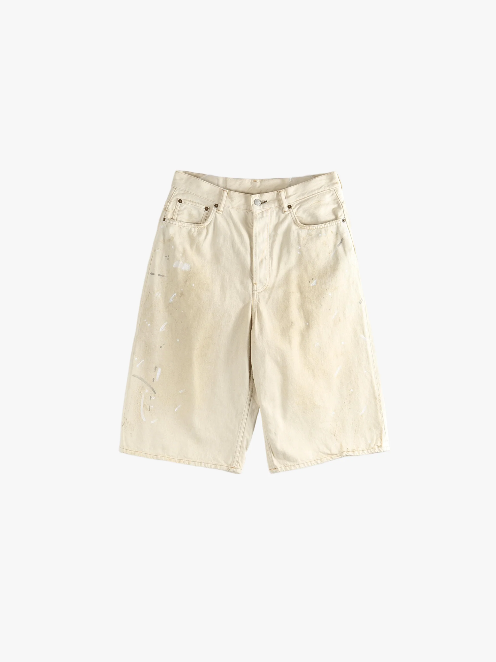 ACNE STUDIOS - Men Core Denim White Shorts - Image 4