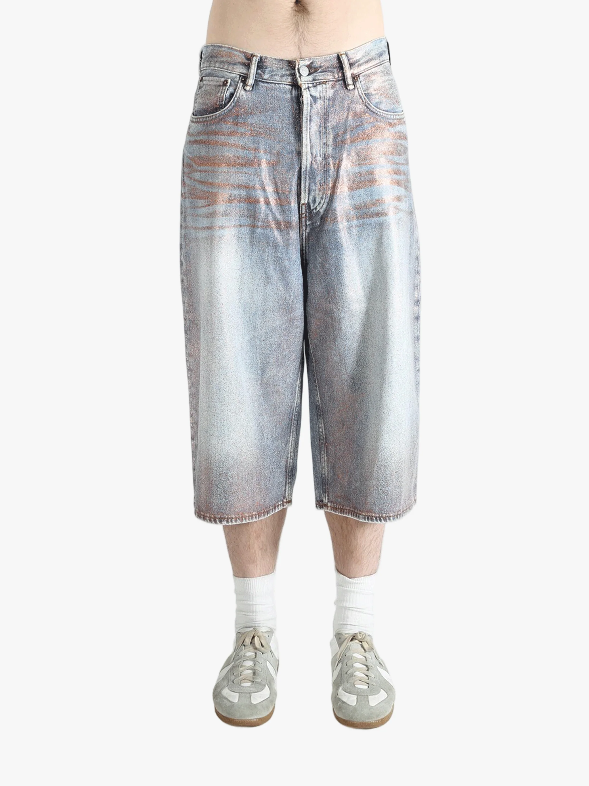 ACNE STUDIOS - Men Core Wide Leg Denim Short