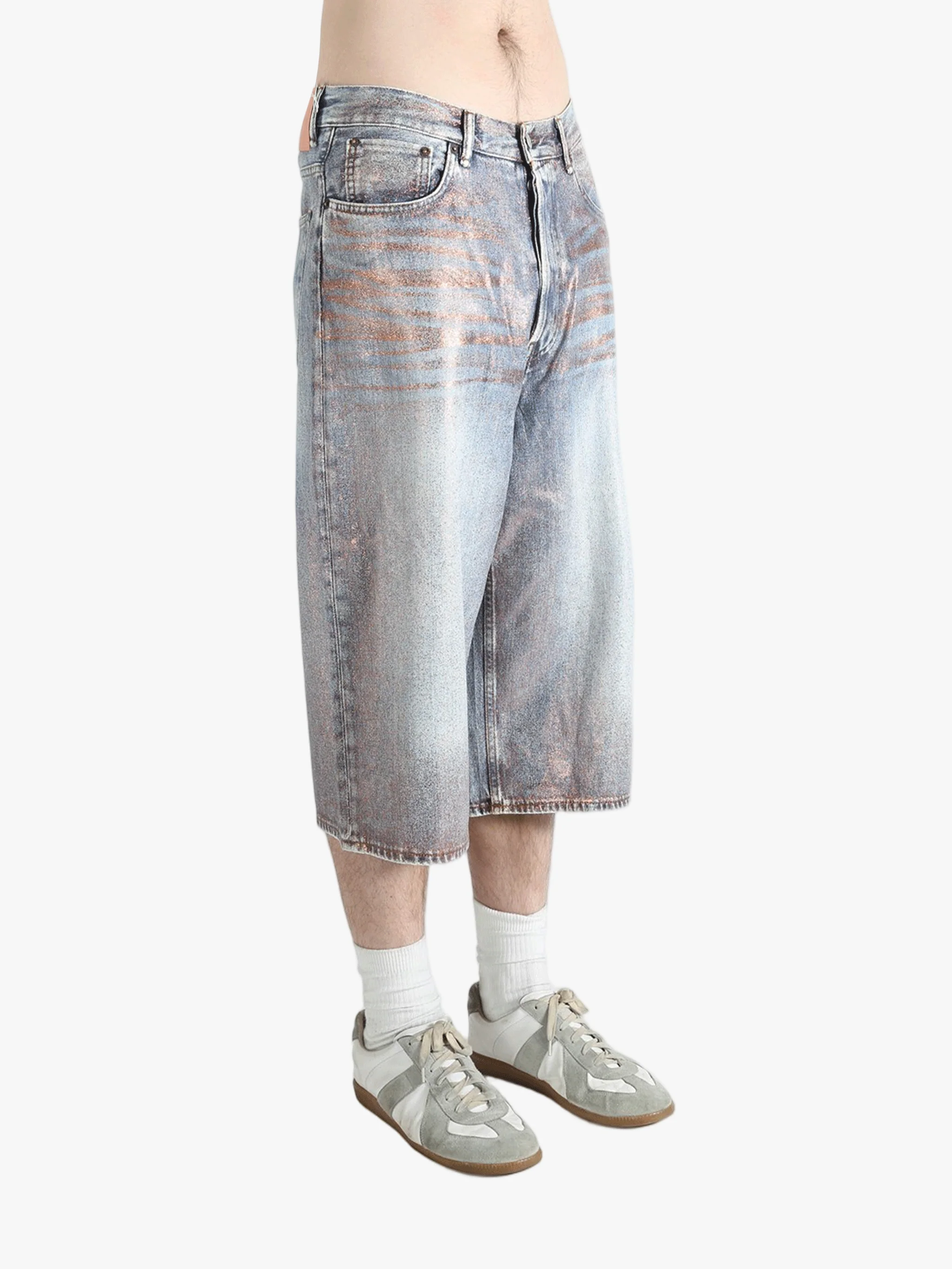 ACNE STUDIOS - Men Core Wide Leg Denim Short - Image 2