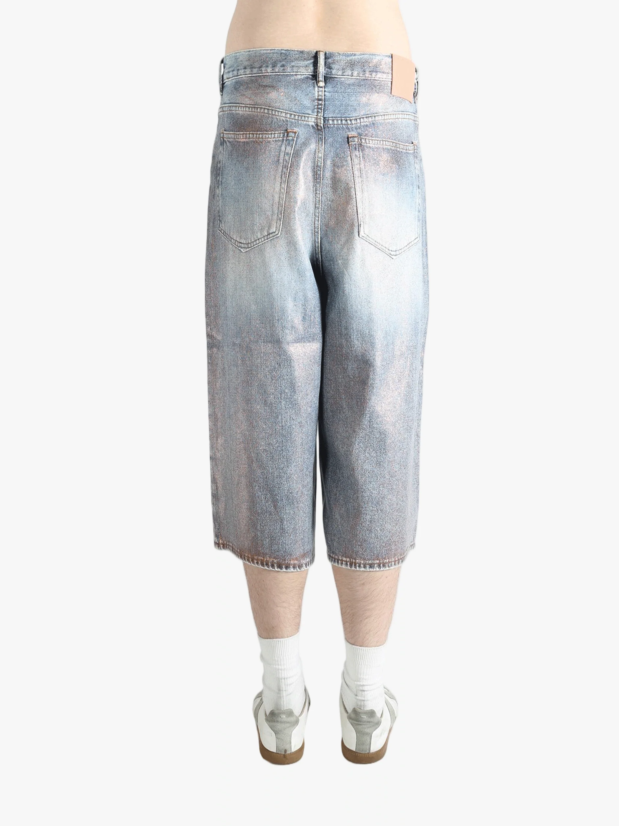 ACNE STUDIOS - Men Core Wide Leg Denim Short - Image 3