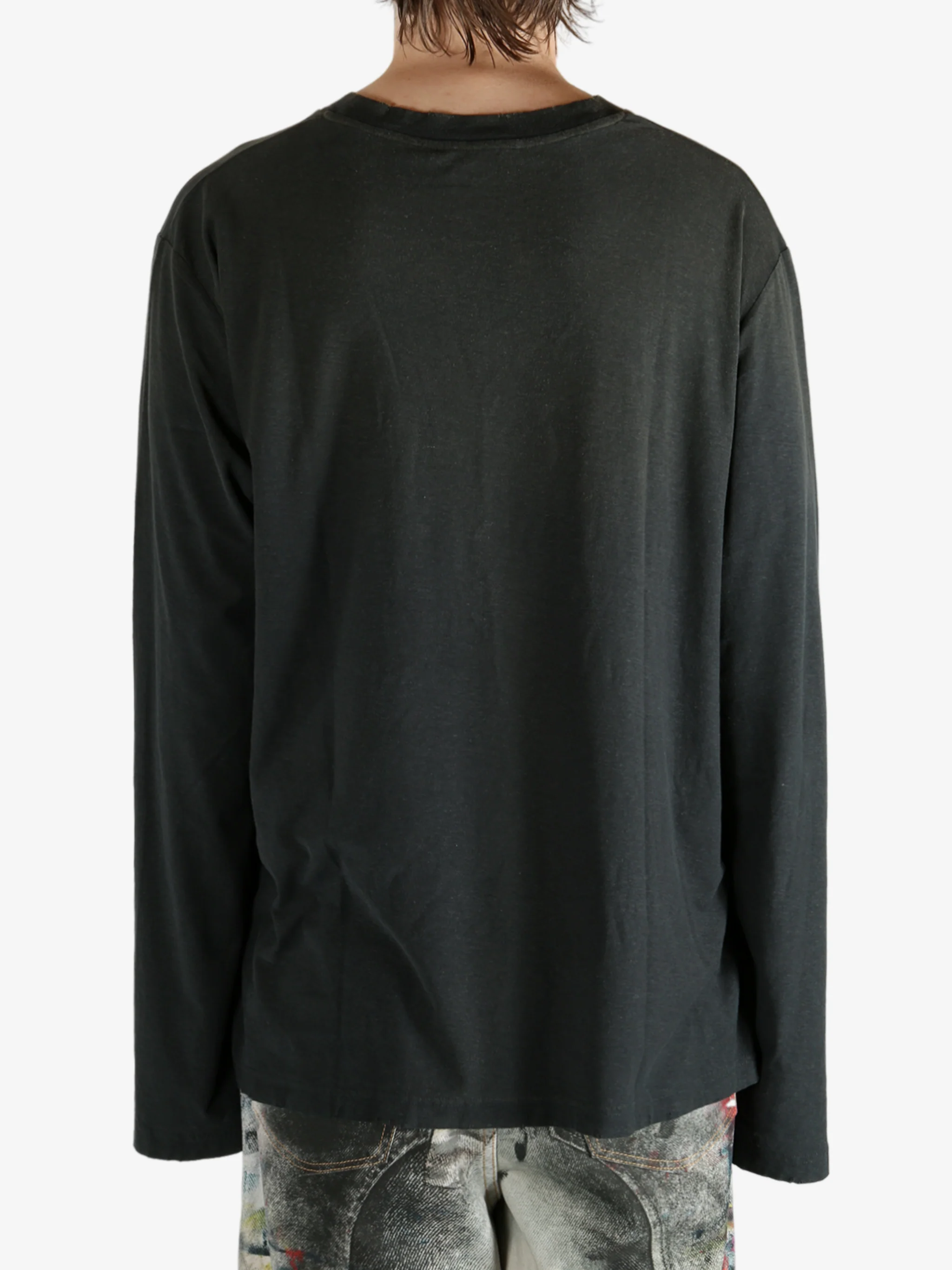 ACNE STUDIOS - Unisex Crew Neck Long Sleeve T-Shirts - Image 3