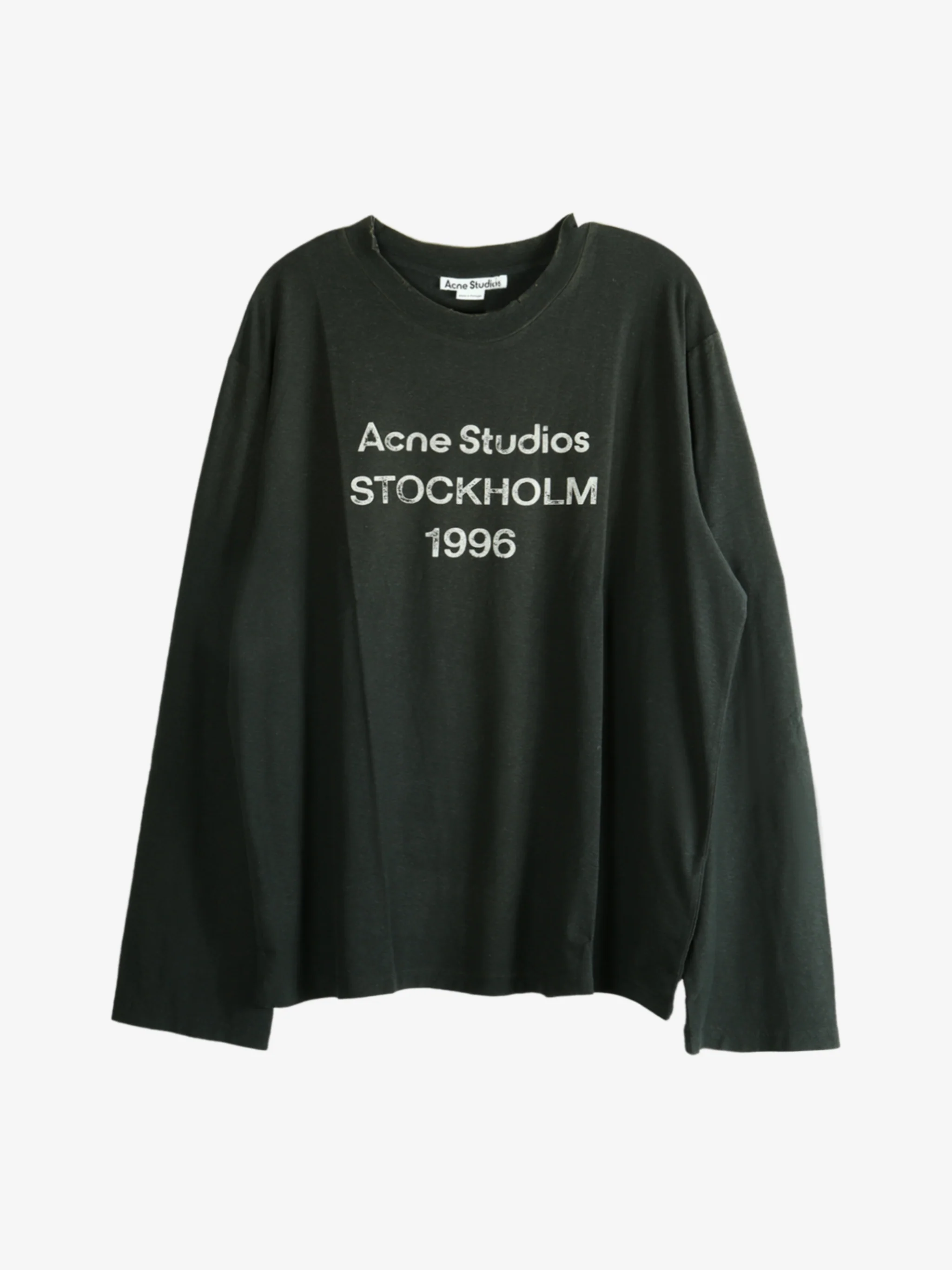 ACNE STUDIOS - Unisex Crew Neck Long Sleeve T-Shirts - Image 4