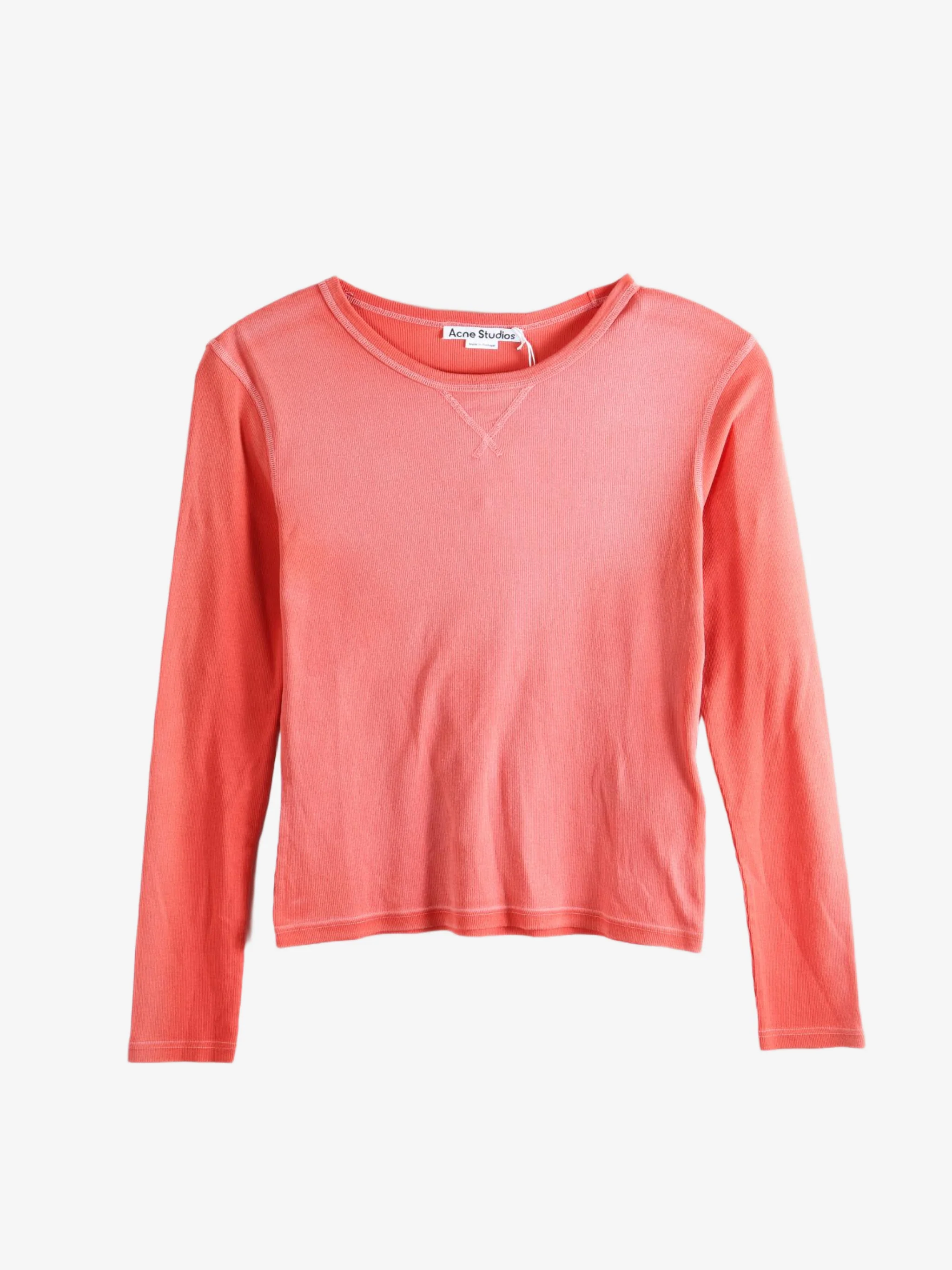 ACNE STUDIOS - Men Crew Neck Long Sleeves T-shirt - Image 4