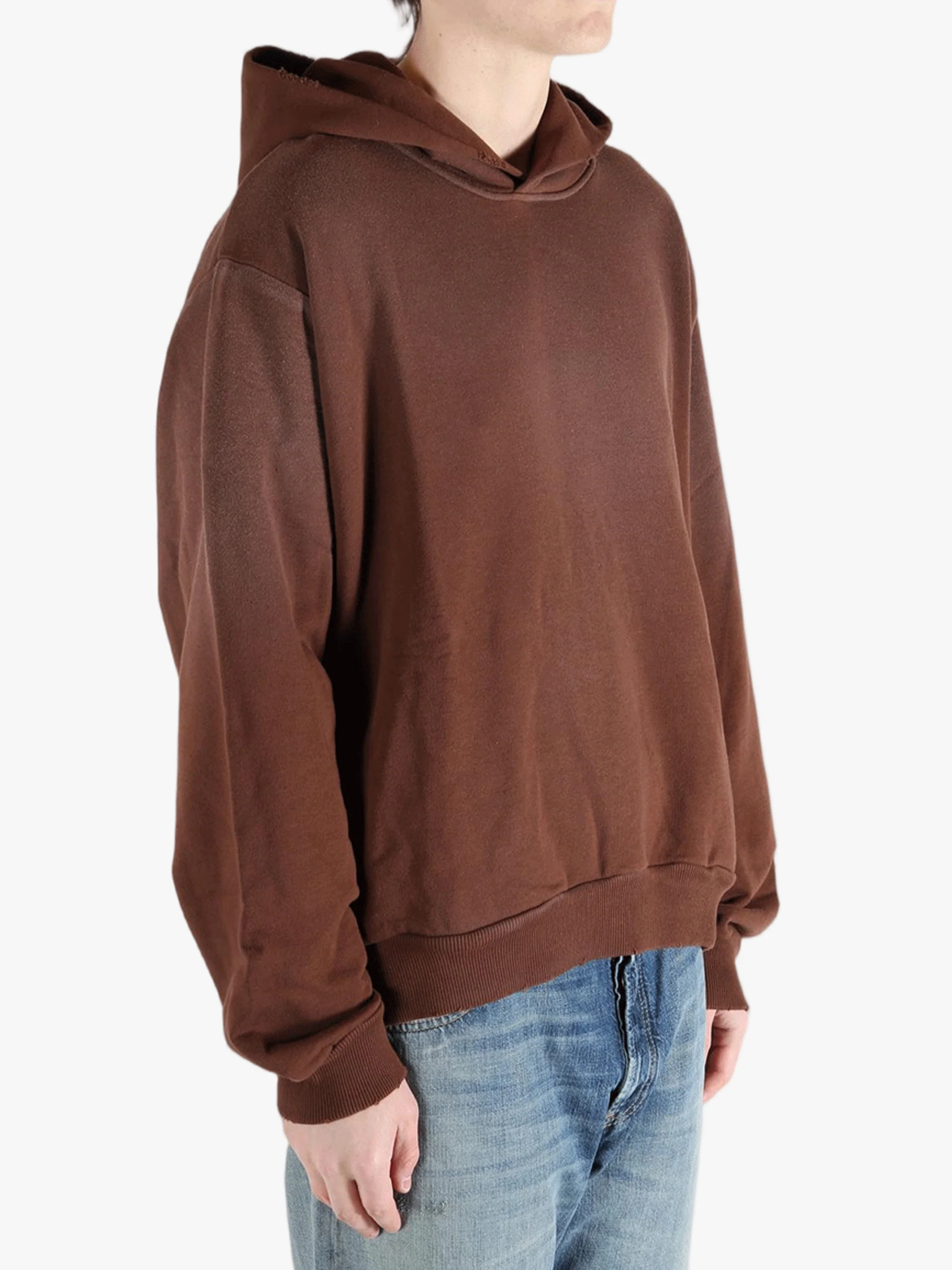 ACNE STUDIOS - Men Hooded Loose Fitting Brown Sweatshirts - Image 2