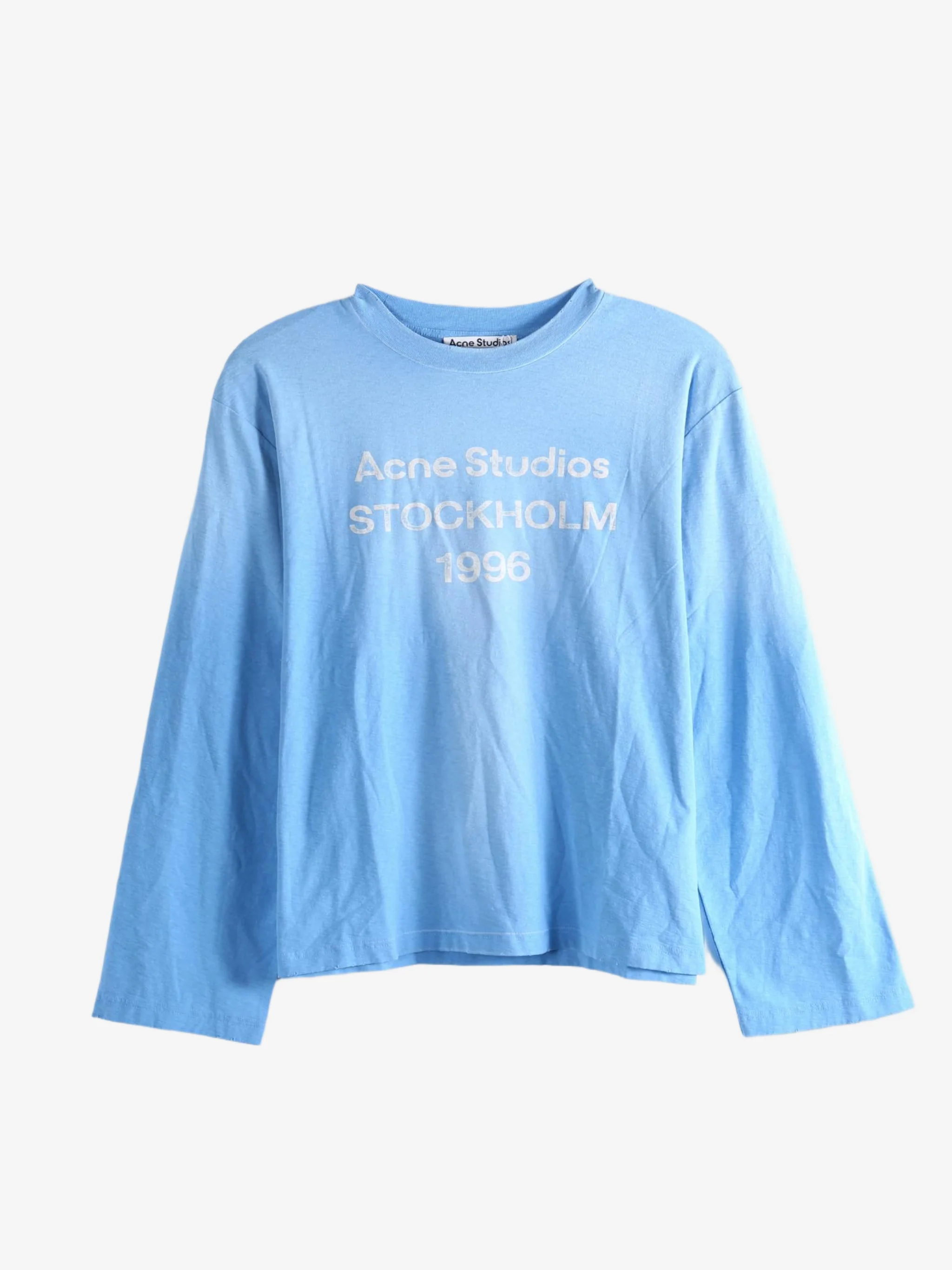ACNE STUDIOS - Men Long Sleeved Crew Neck T-shirt - Image 4