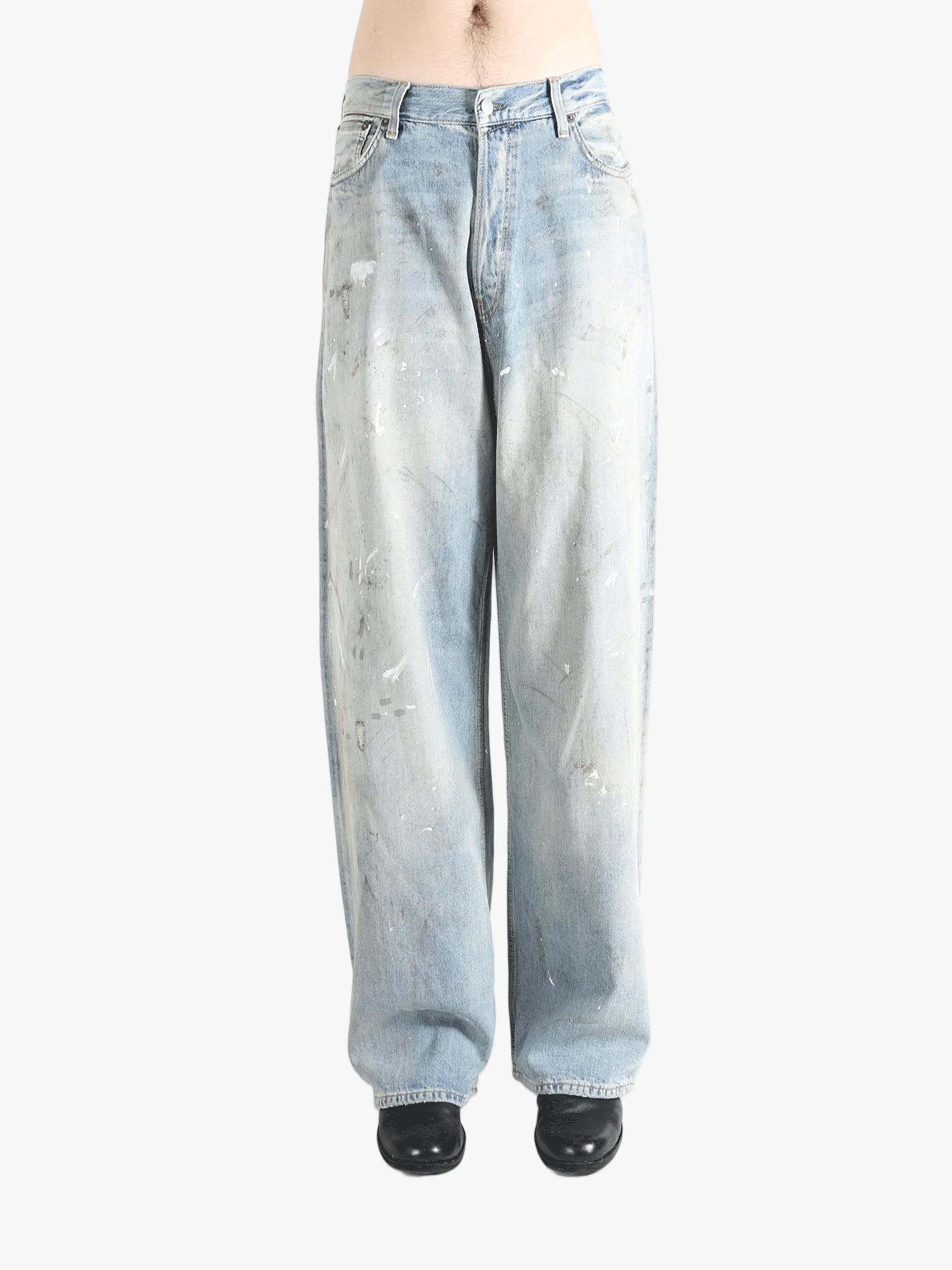 ACNE STUDIOS - Men Wide Leg High Waisted Jeans