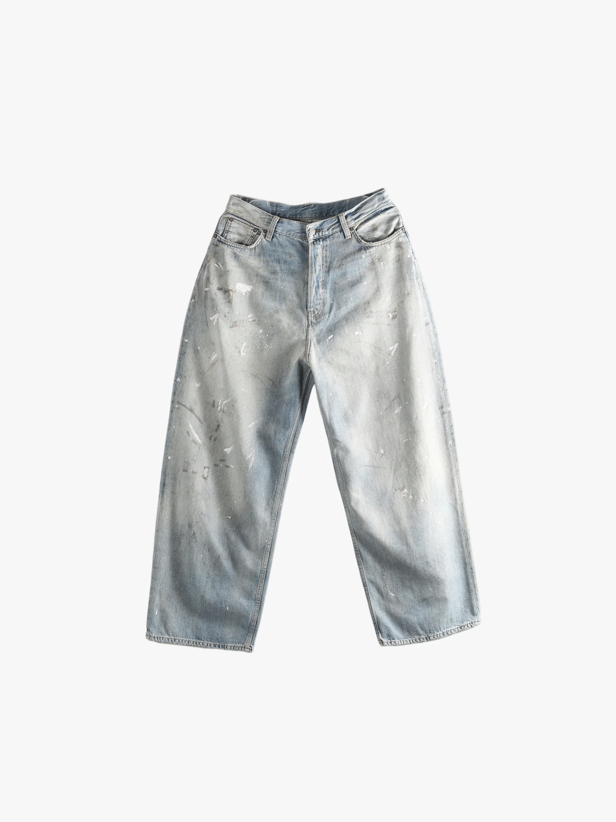 ACNE STUDIOS - Men Wide Leg High Waisted Jeans - Image 4