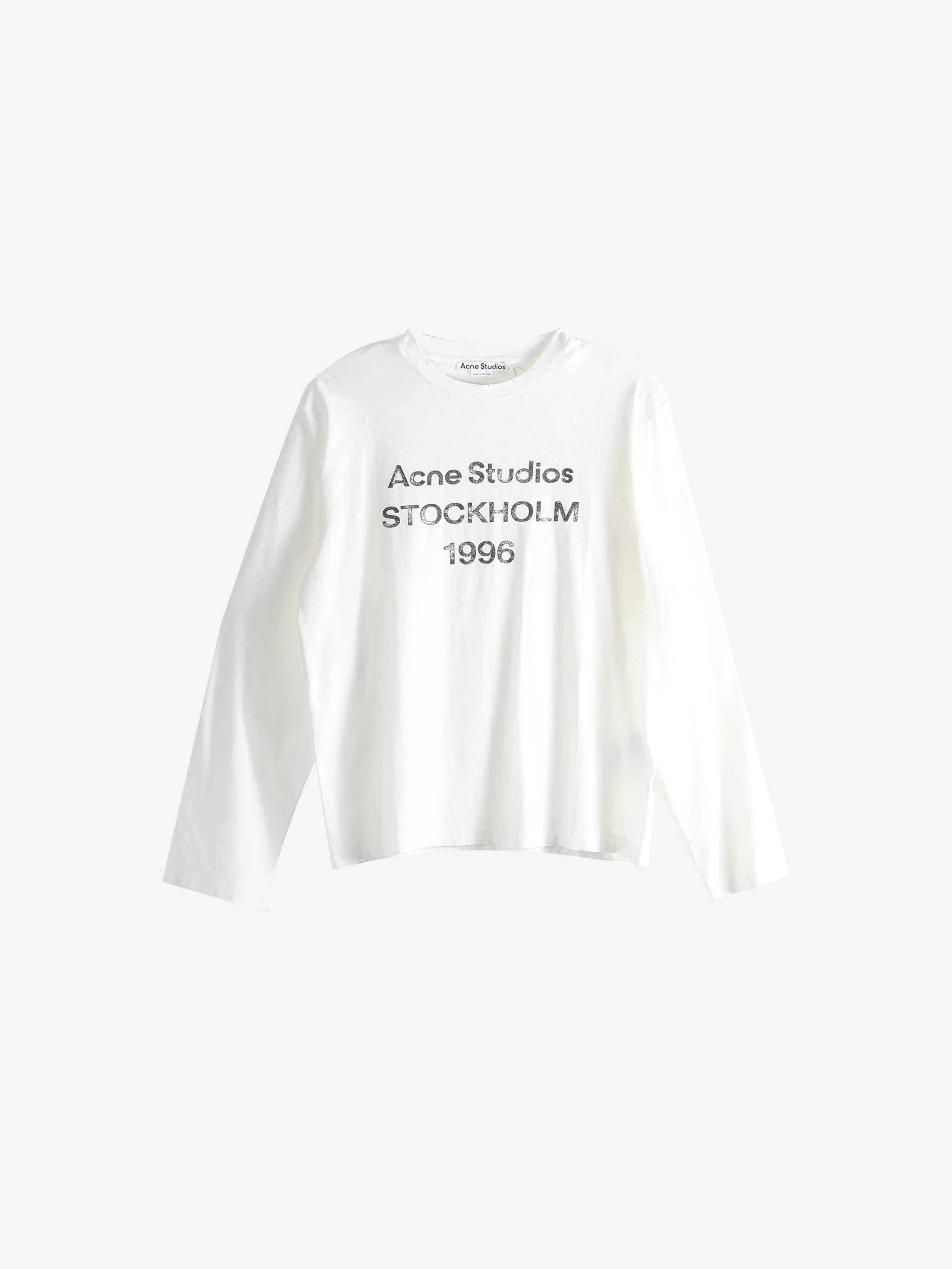 ACNE STUDIOS - Women Crew Neck Long Sleeve T-Shirt - Image 4