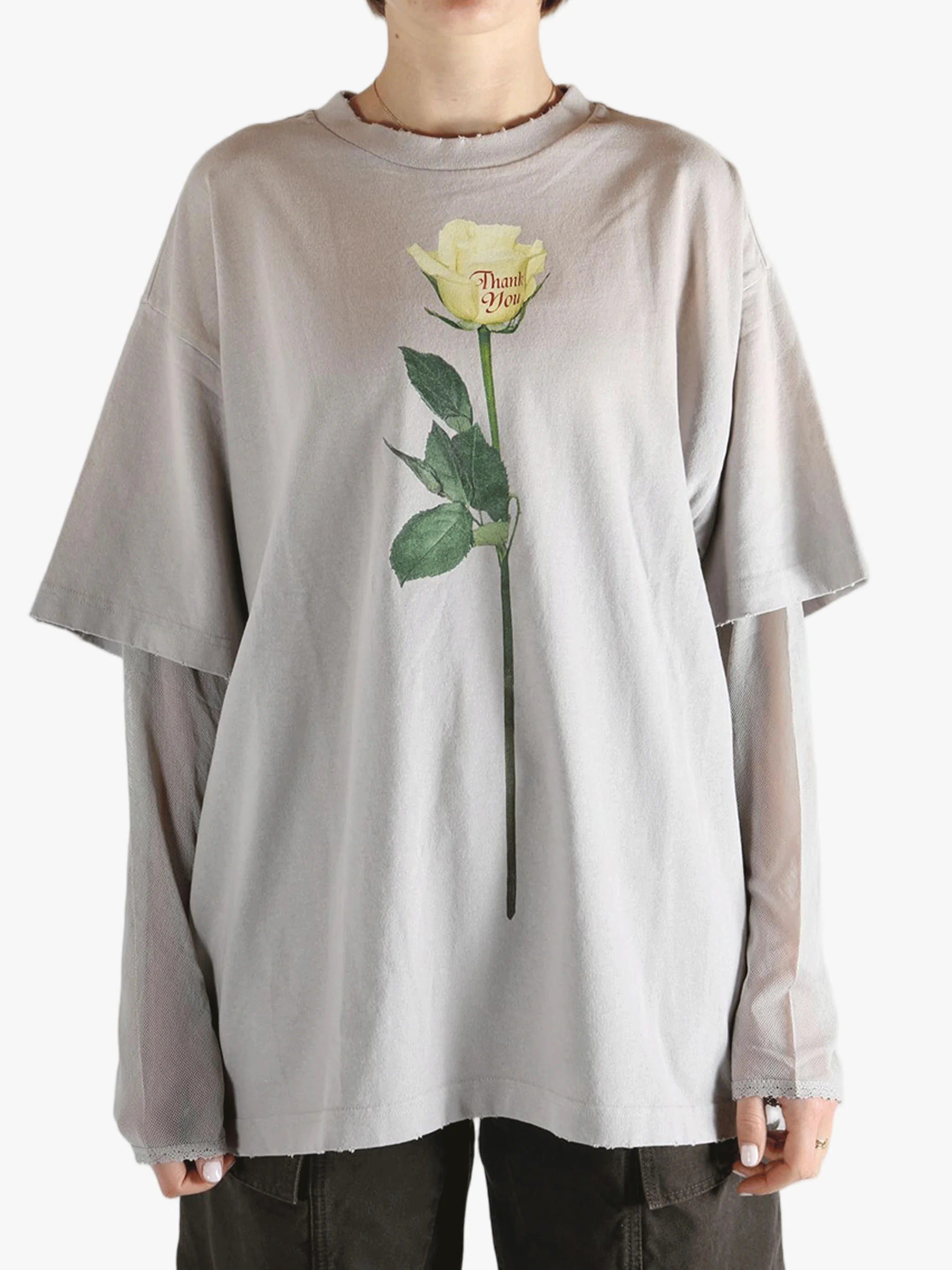 ACNE STUDIOS - Women Printed Long Sleeve T-Shirt