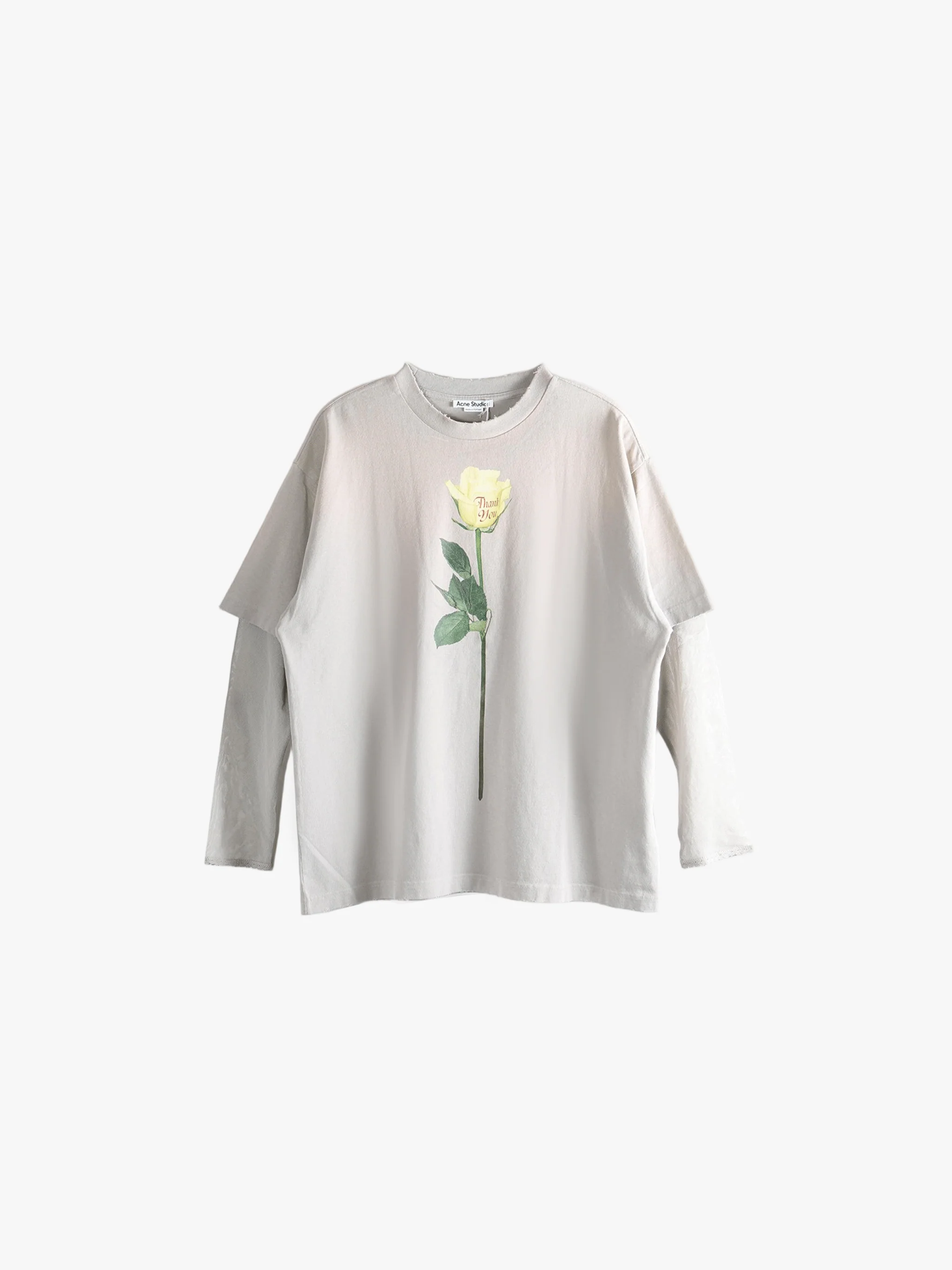 ACNE STUDIOS - Women Printed Long Sleeve T-Shirt - Image 4