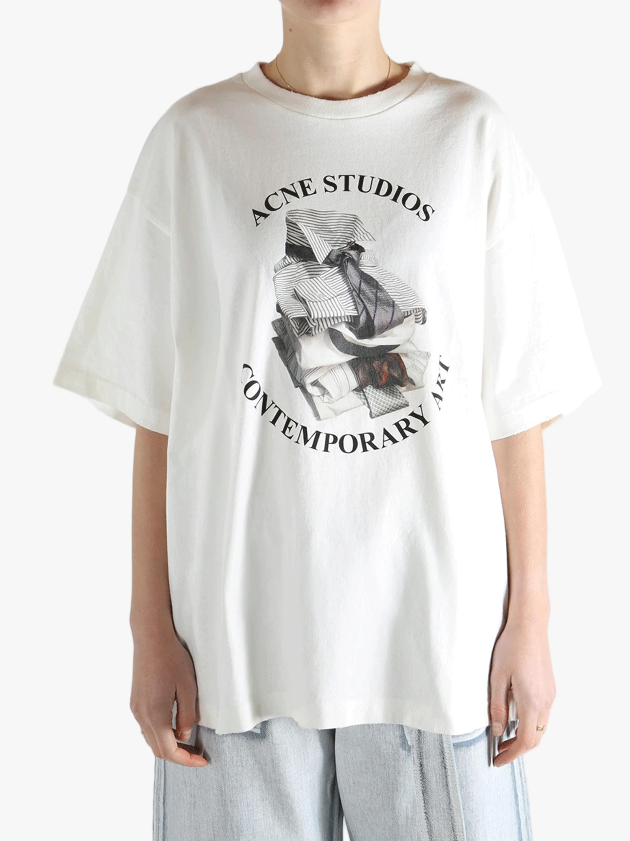 ACNE STUDIOS - Women Printed Short Sleeve T-Shirt
