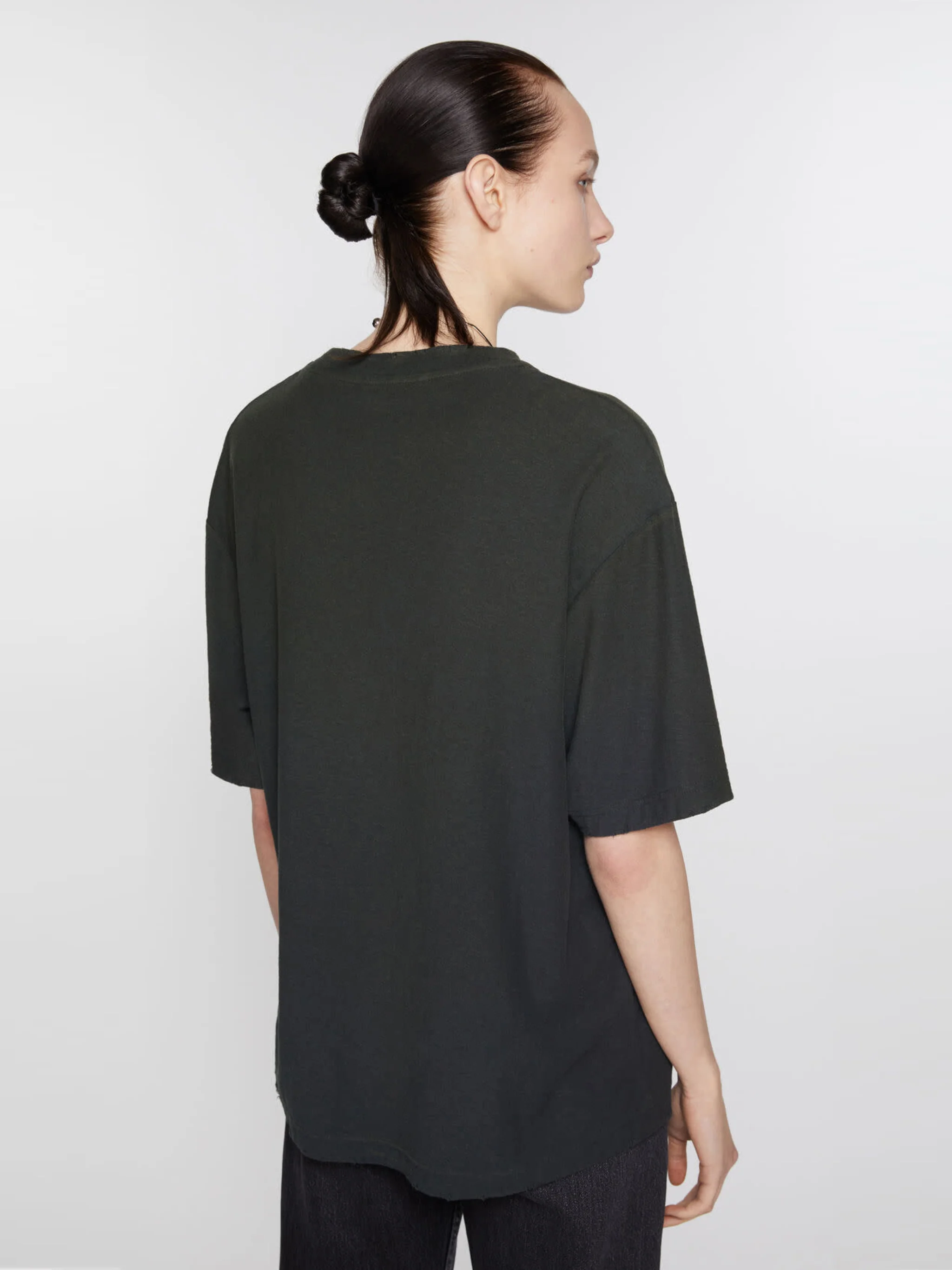 ACNE STUDIOS - Women Relaxed Fit Logo T-Shirt - Image 2