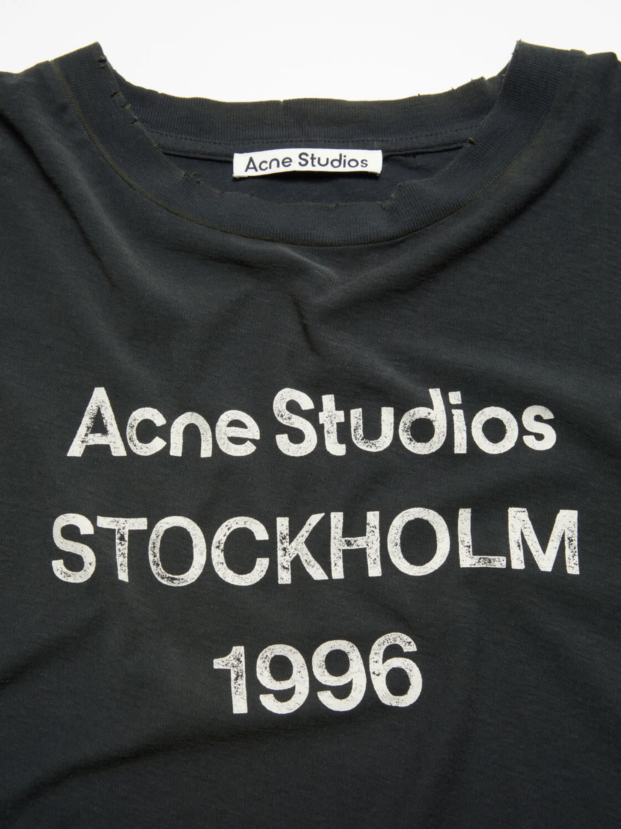 ACNE STUDIOS - Women Relaxed Fit Logo T-Shirt - Image 3