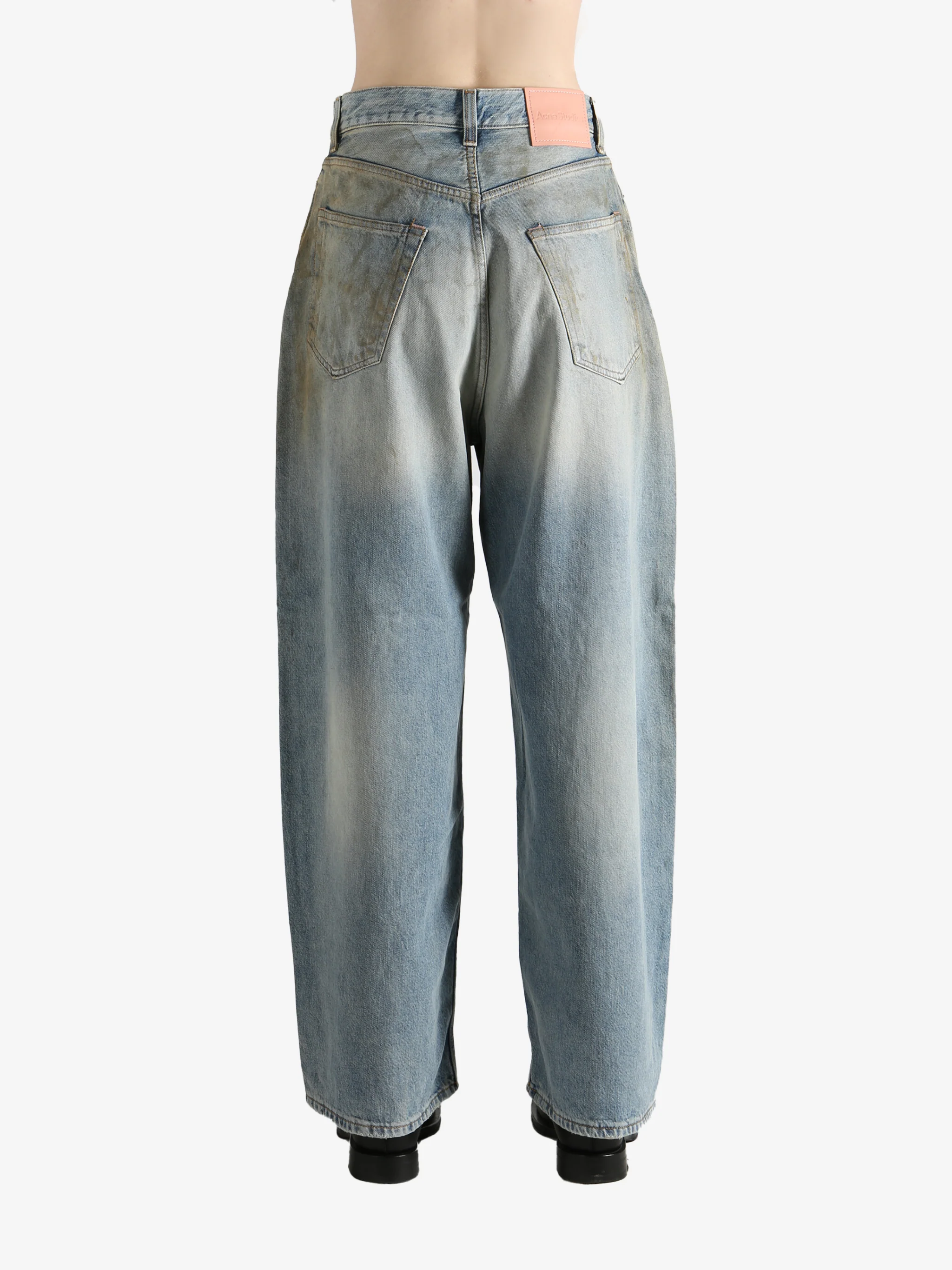 ACNE STUDIOS - Women Wide Leg High Waisted Jeans - Image 3