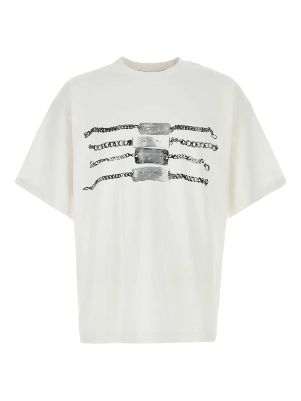 ALEXANDER WANG - Unisex Chain Graphic Short Sleeve Tee