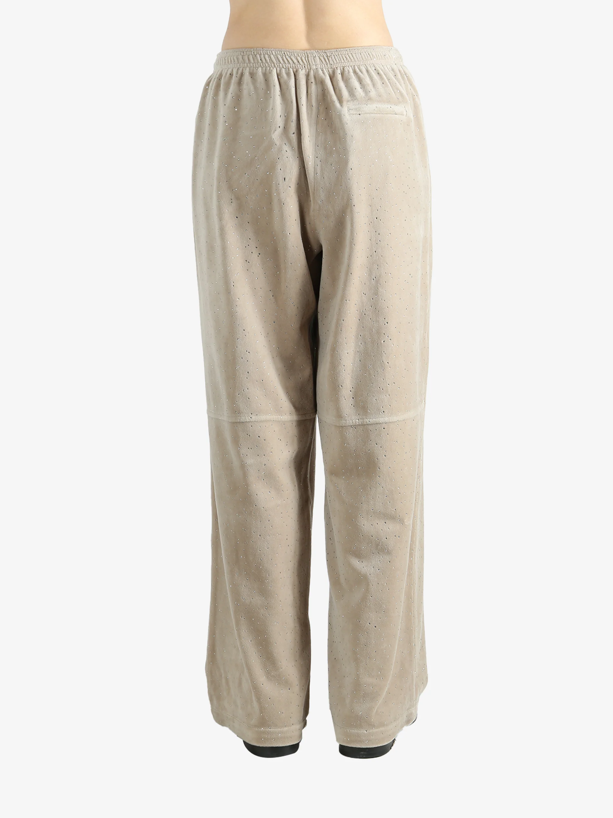 ALEXANDER WANG - Women Allover Hotfix Mid-Rise Relaxed Pant - Image 3