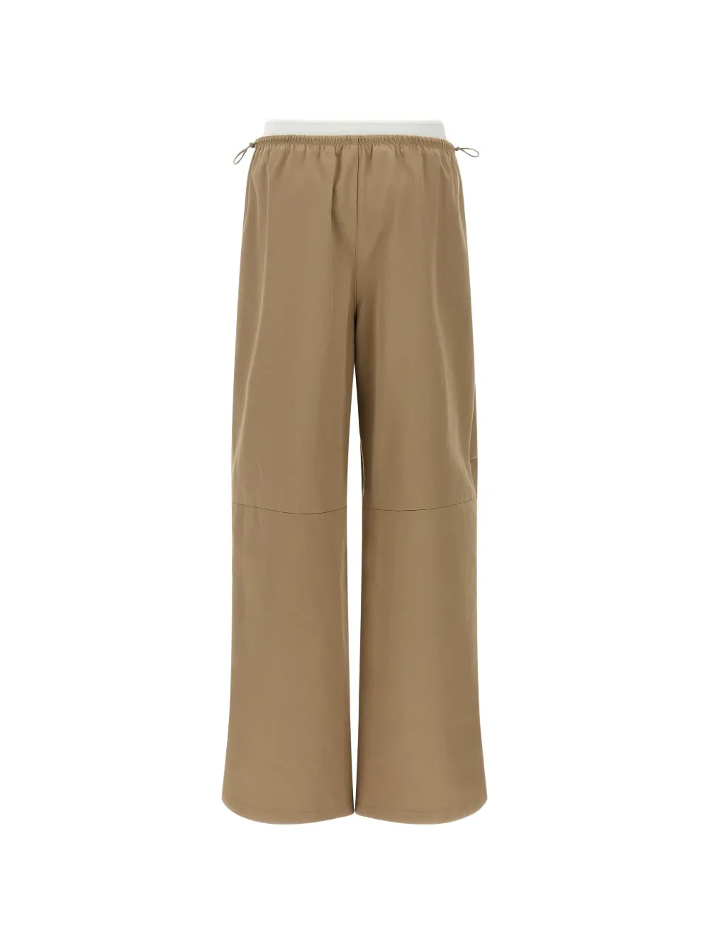 ALEXANDER WANG - Women Articulated Knee Mid-Rise Logo Elastic Pants - Image 2