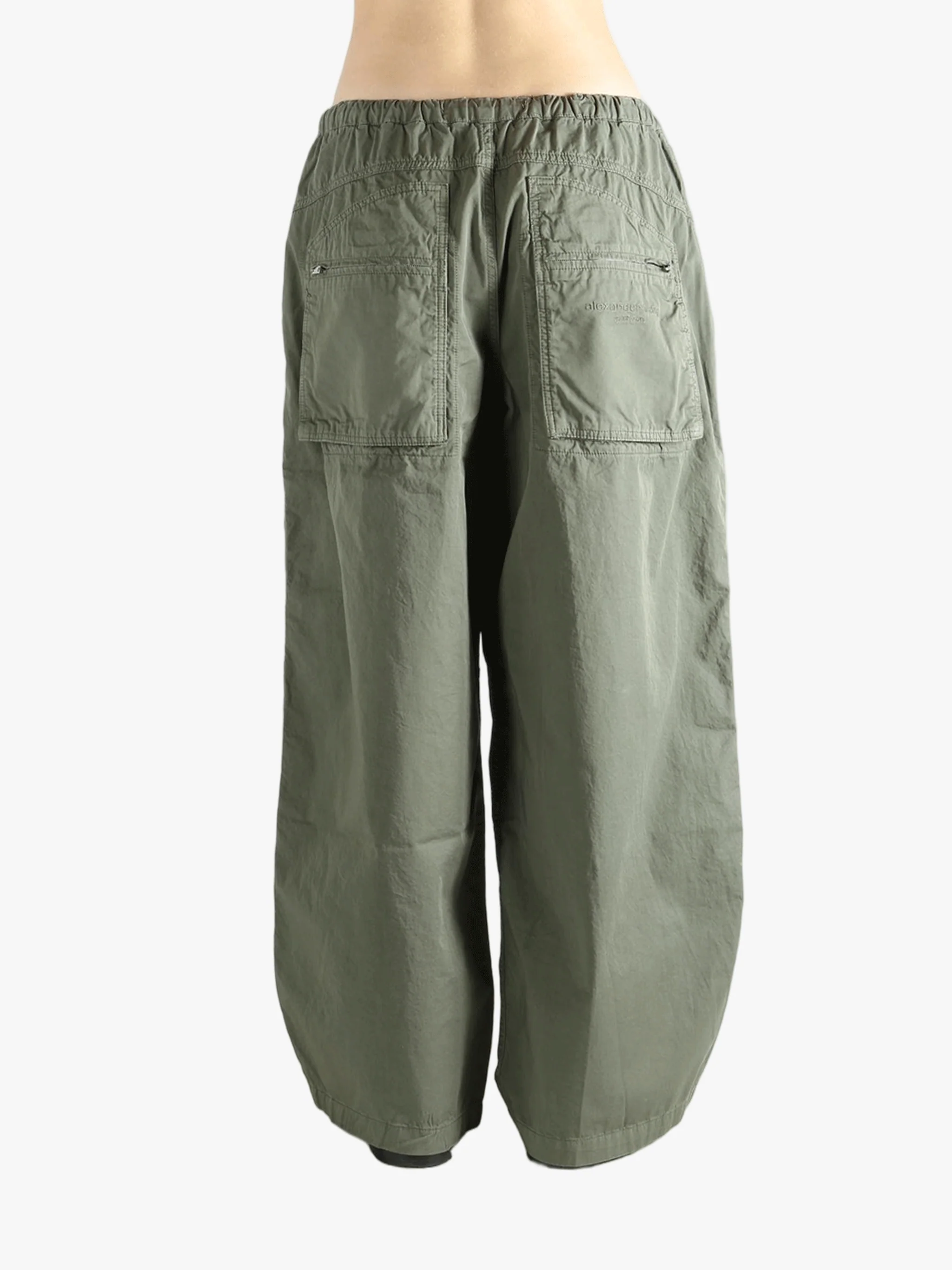 ALEXANDER WANG - Women Articulated Pockets Mid-Rise Cargo Pants - Image 3