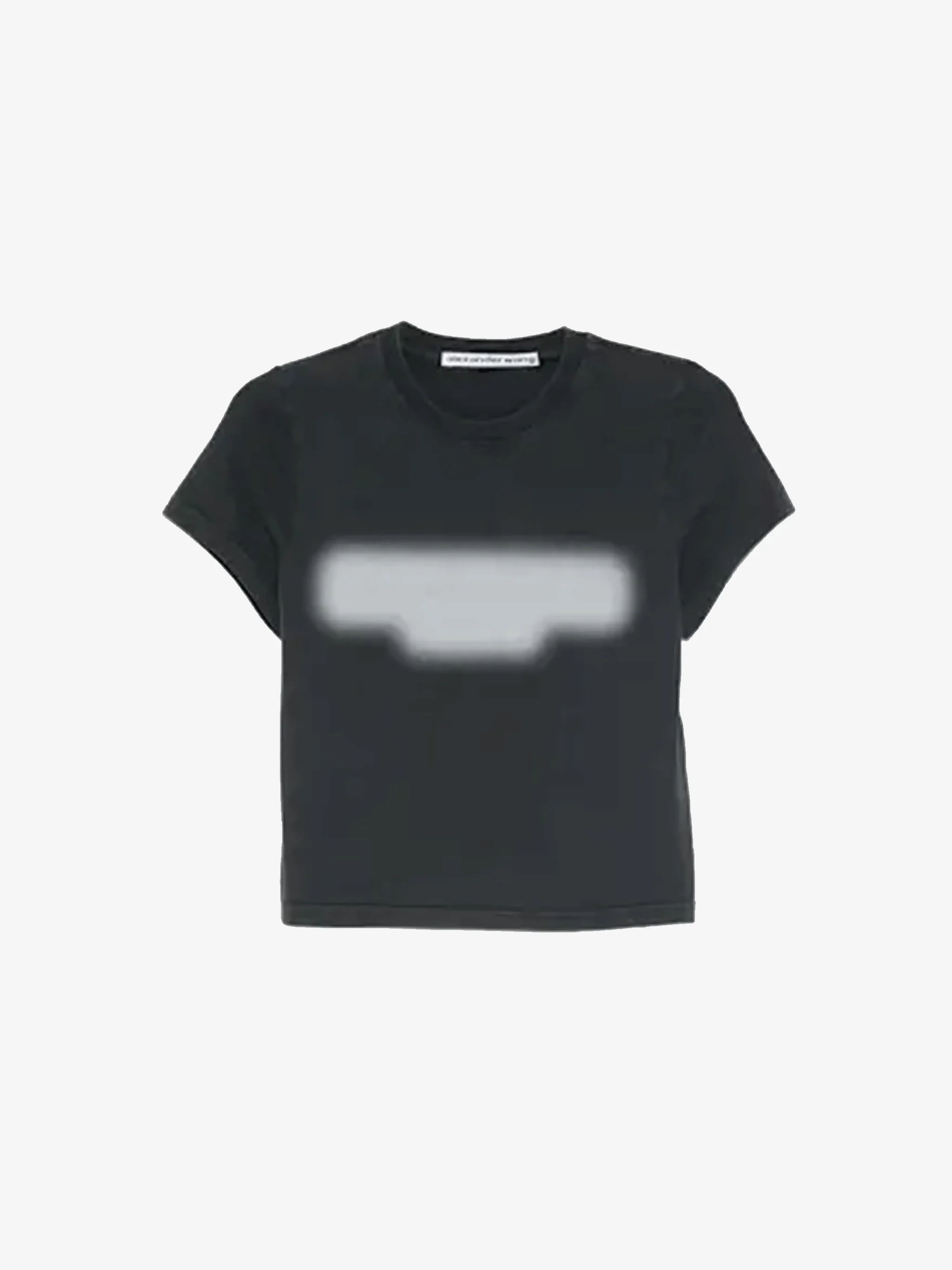 ALEXANDER WANG - Women Embossgraphic Shrunken Tee