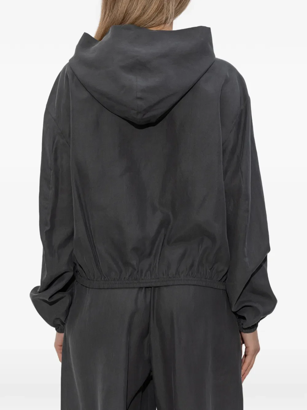 ALEXANDER WANG - Women Frontplacket Drapey Hoodie - Image 3