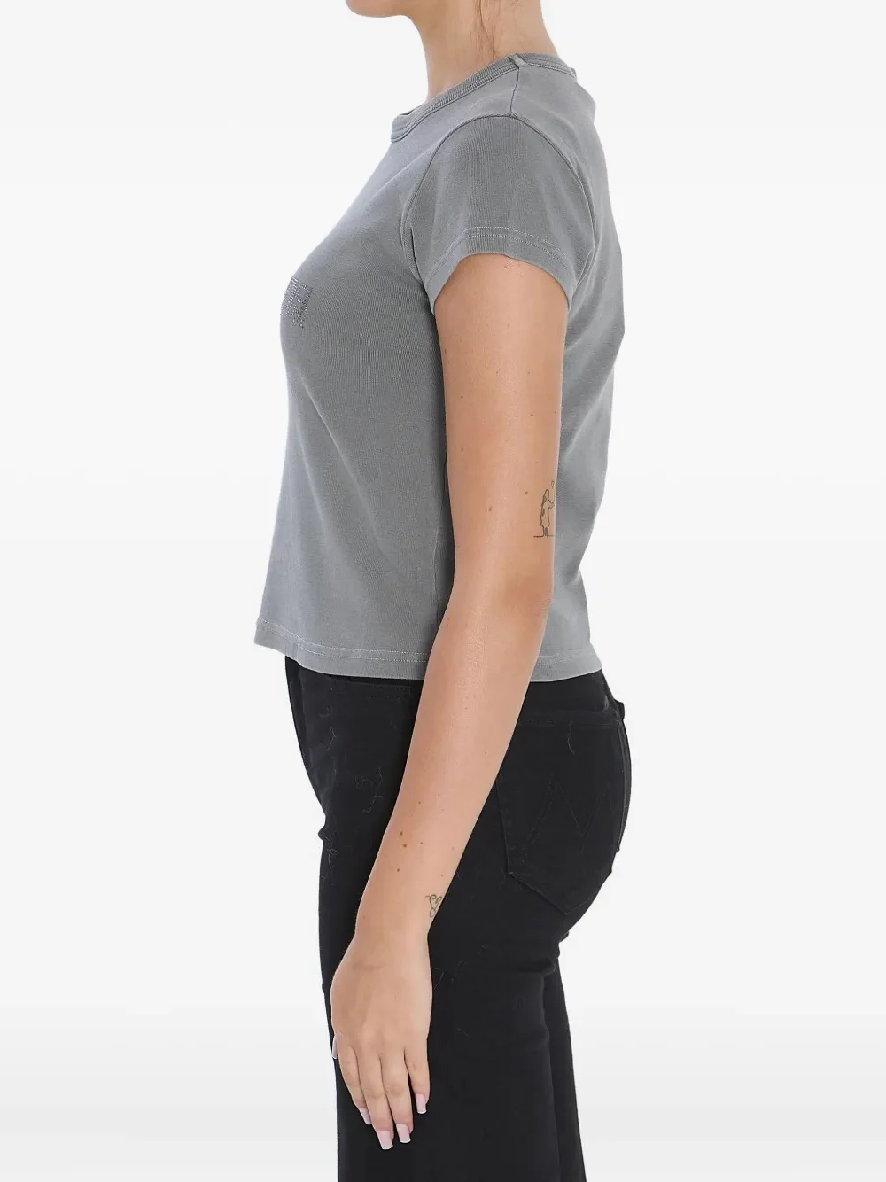 ALEXANDER WANG - Women Hotfix Graphic Baby Tee - Image 3