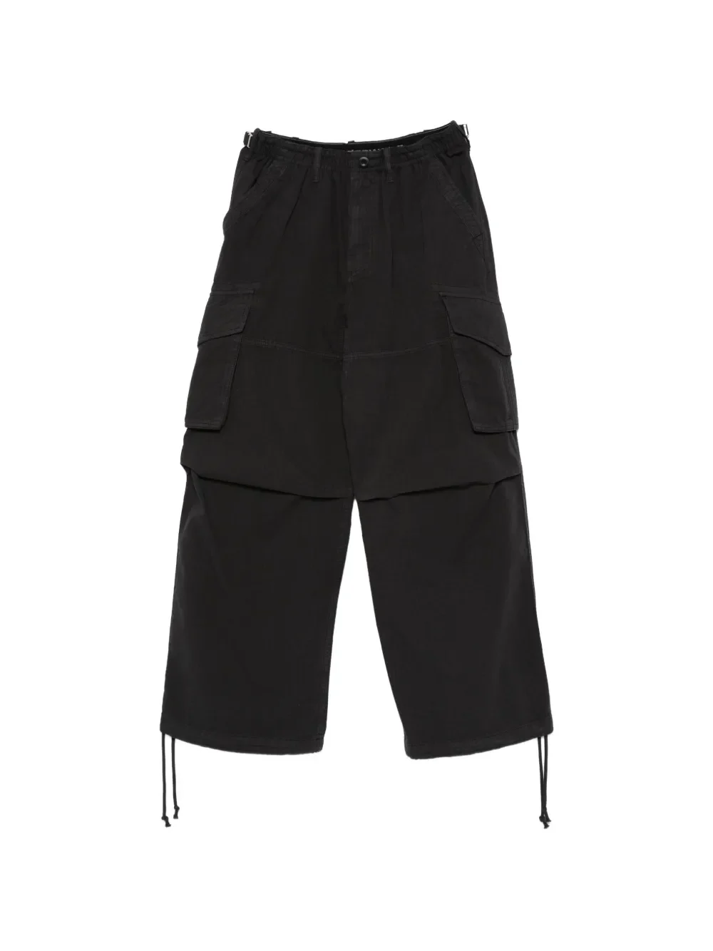 ALEXANDER WANG - Women Internal Logo Elastic Mid-Rise Cargo Pant - Image 5