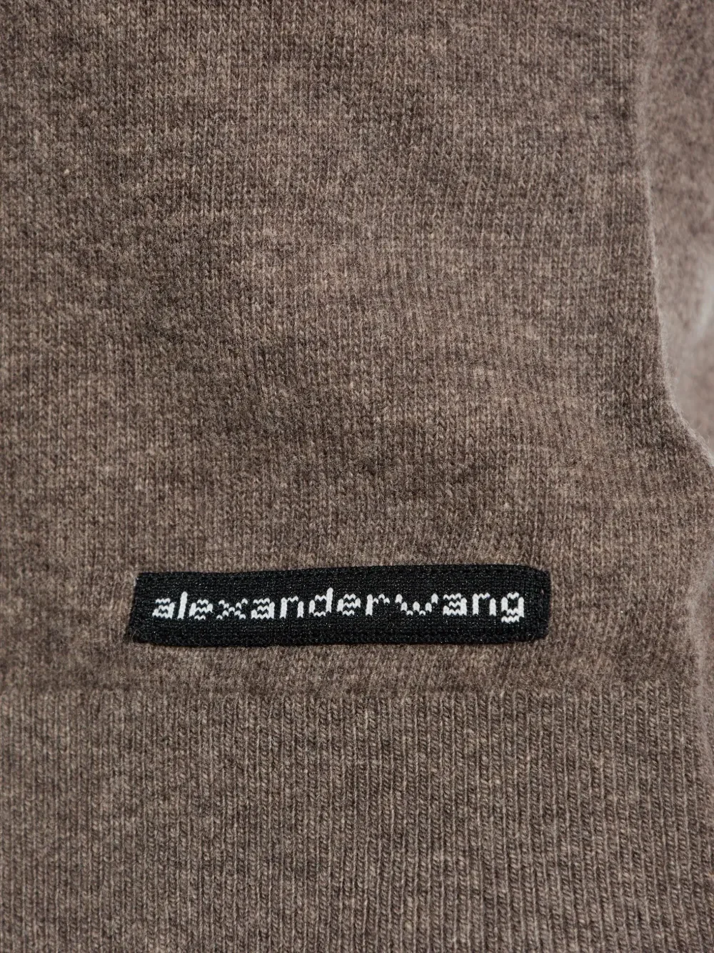 ALEXANDER WANG - Women Knit Logo Label SS Crewneck Tee - Image 4