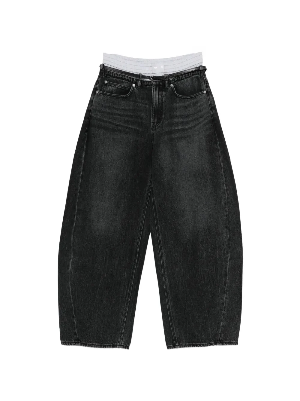 ALEXANDER WANG - Women Leather Belt And Boxer Prestyle Blow Up Jean - Image 5