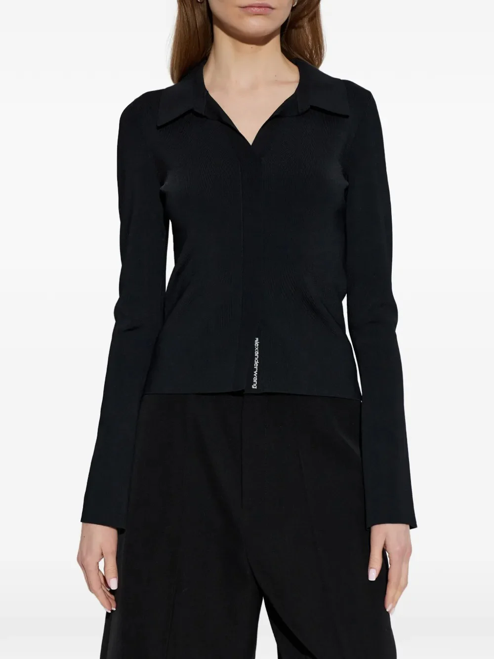 ALEXANDER WANG - Women Long Sleeve Fixed Placket Polo