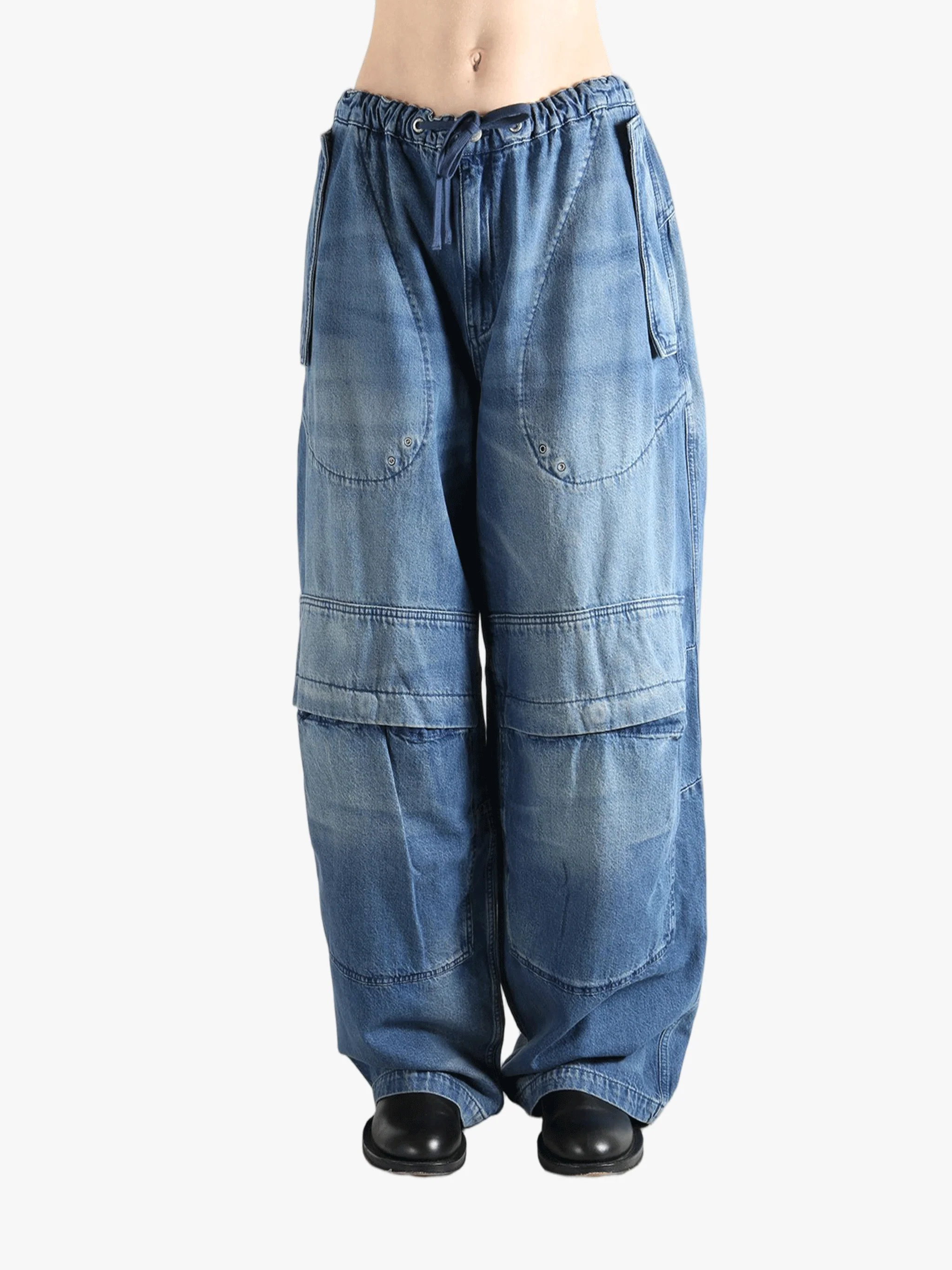 ALEXANDER WANG - Women Low Rise Oversized Cargo Pant