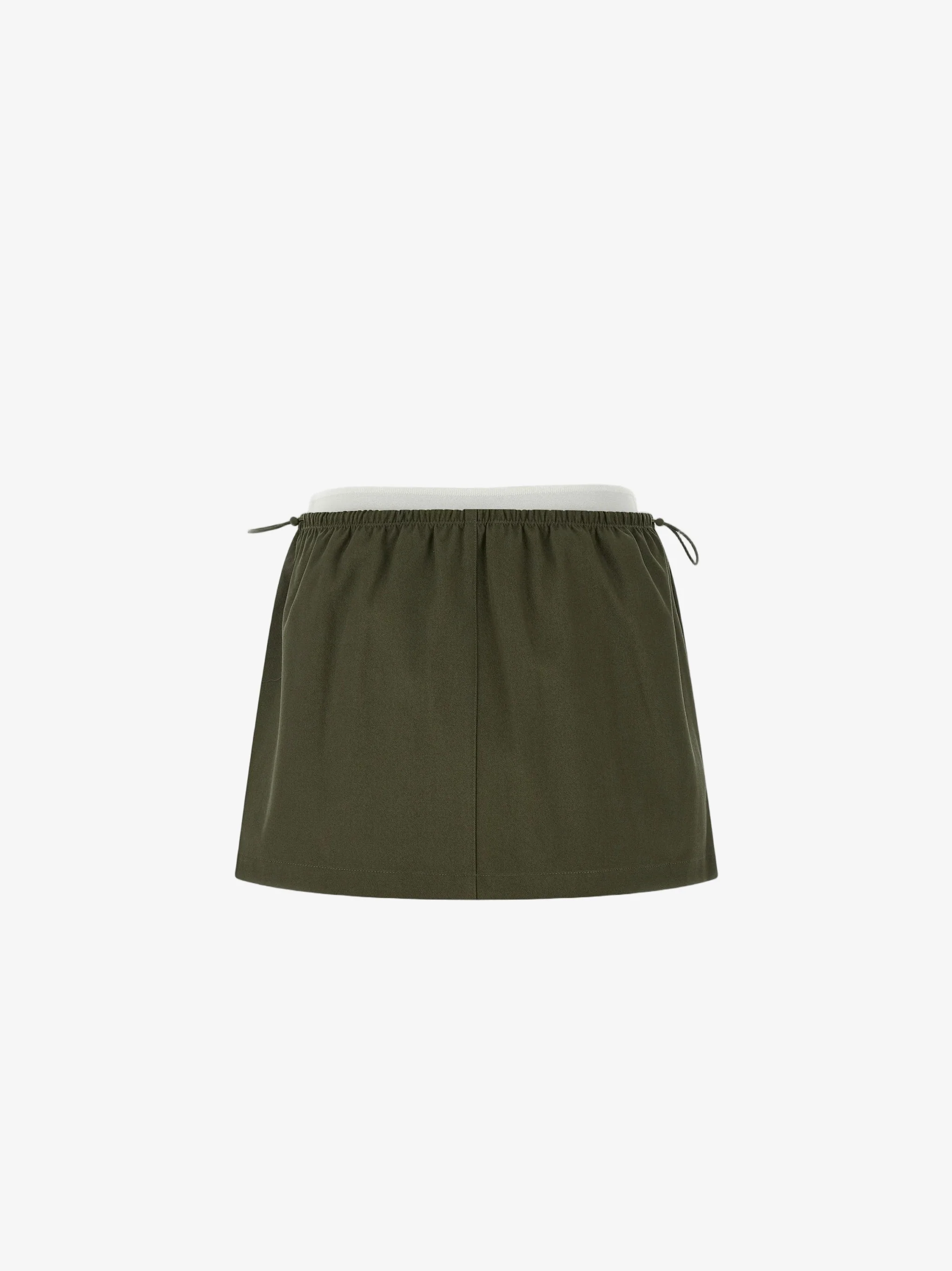 ALEXANDER WANG - Women Mid-Rise Mini Logo Elastic Skirt - Image 2