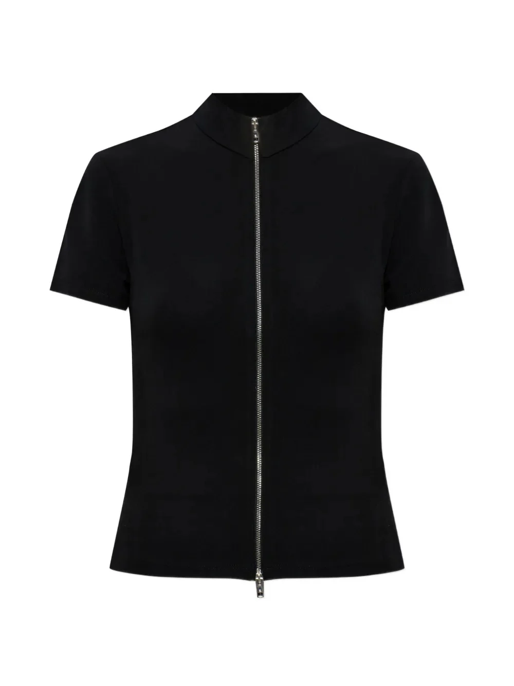ALEXANDER WANG - Women Mock Neck Short Sleeve Rashguard Top - Image 5