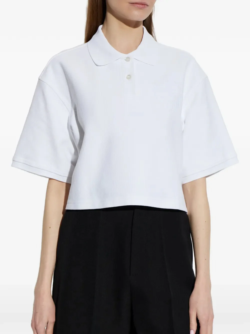 ALEXANDER WANG - Women OversIzed High-low Polo Top
